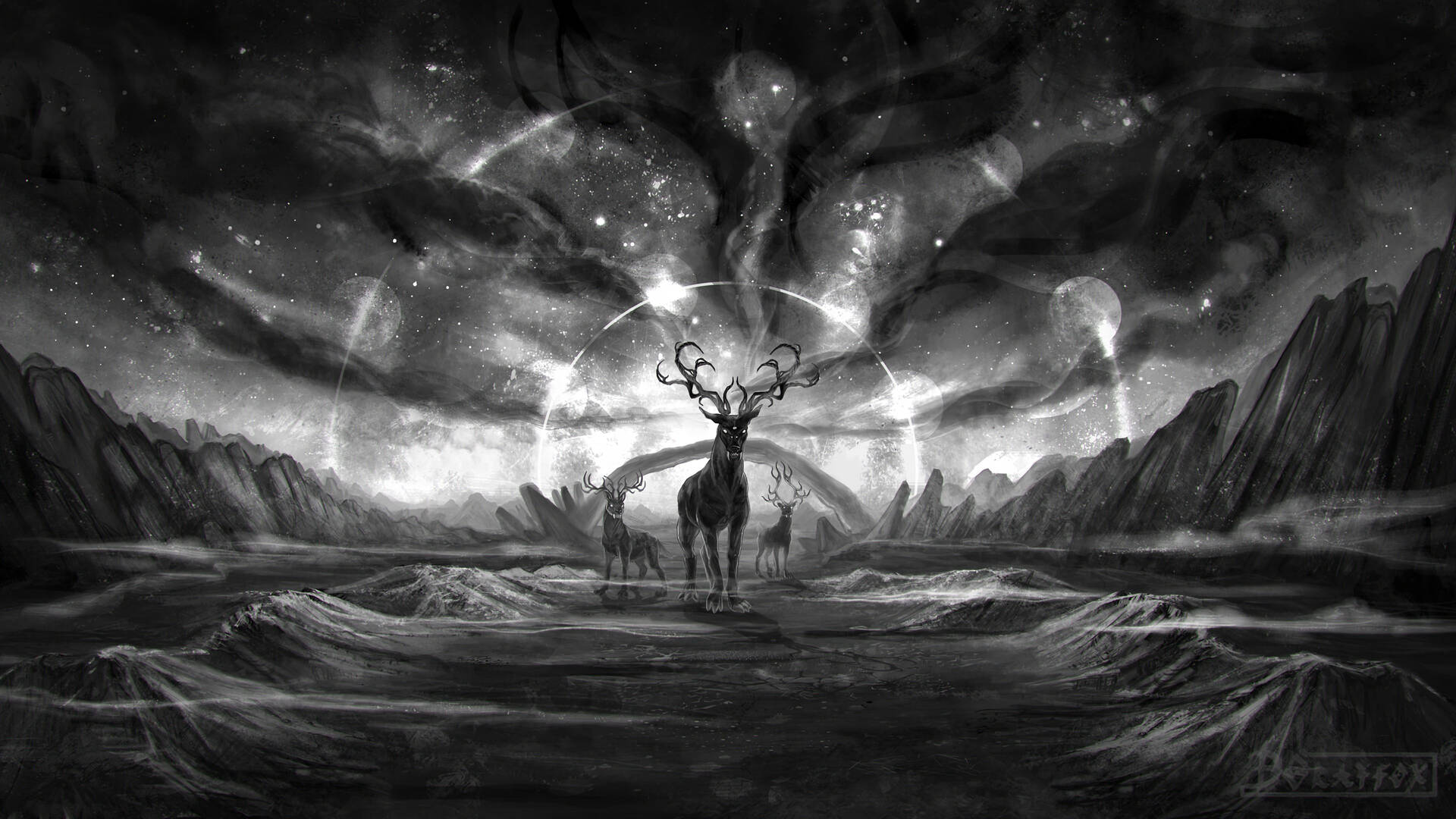 Dark Fantasy Deers