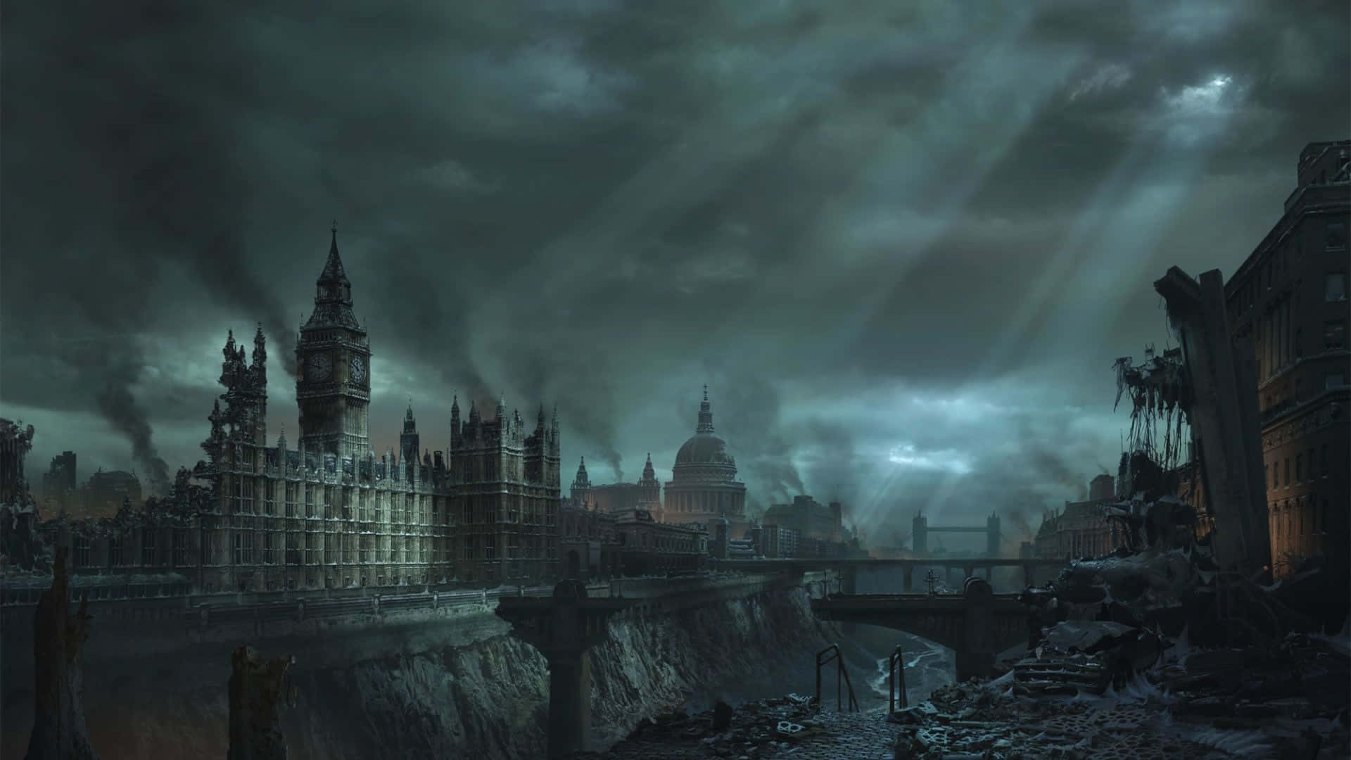 Apocalyptic Dark Fantasy Wallpaper