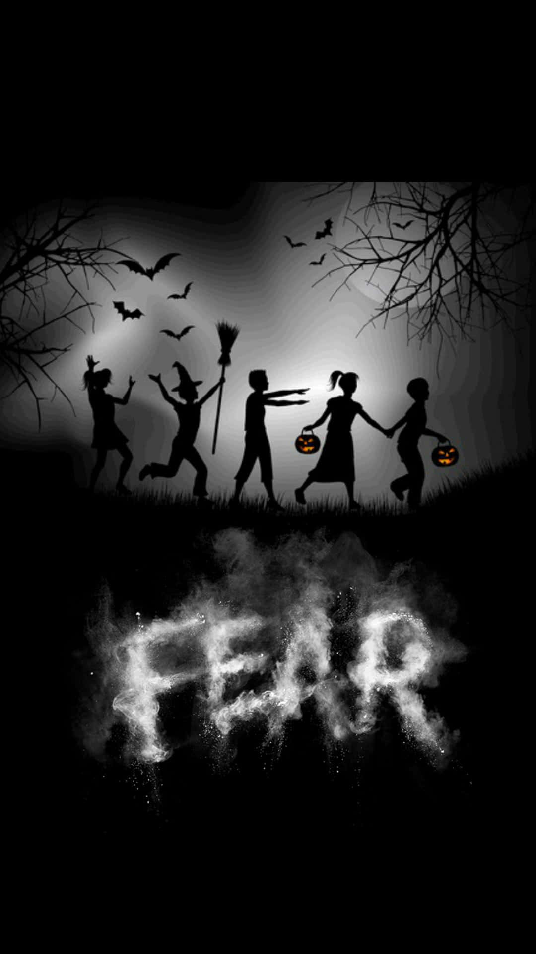 Dark Fear Eerie Forest Night Wallpaper