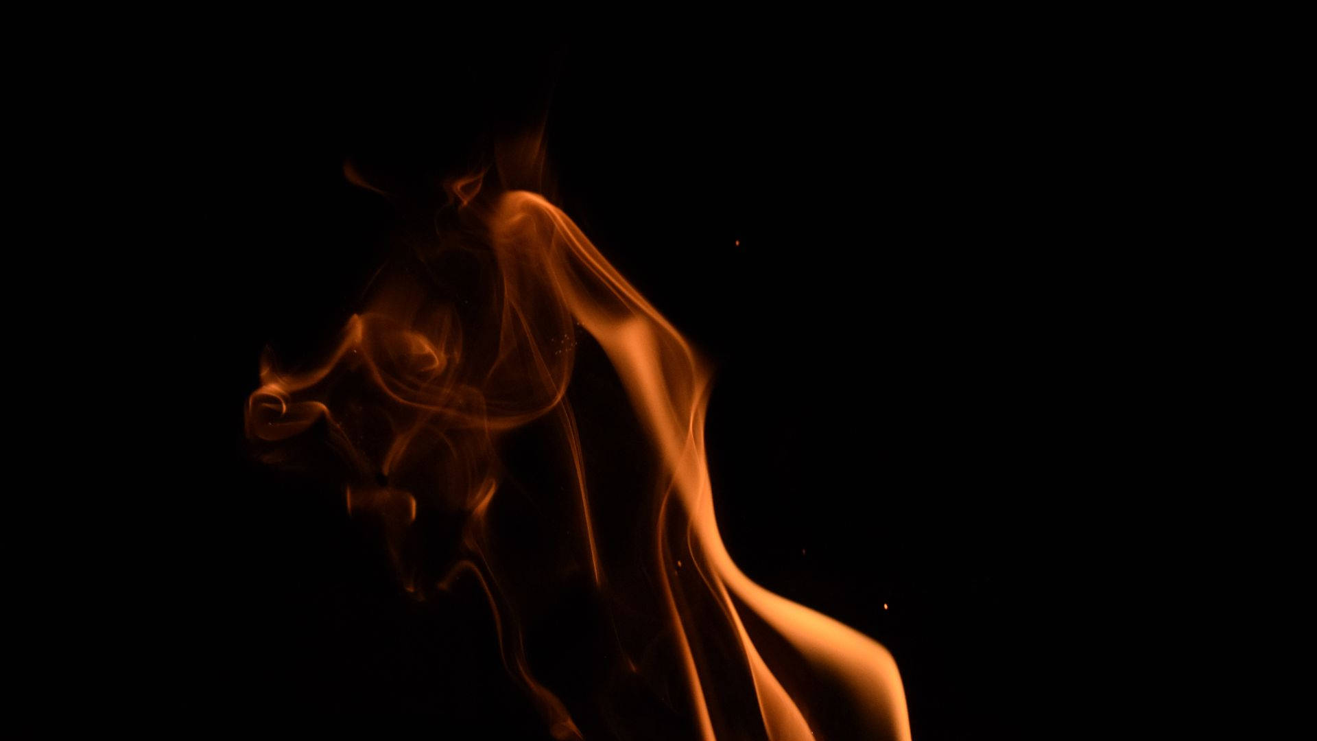 Dark Flame Heat Background