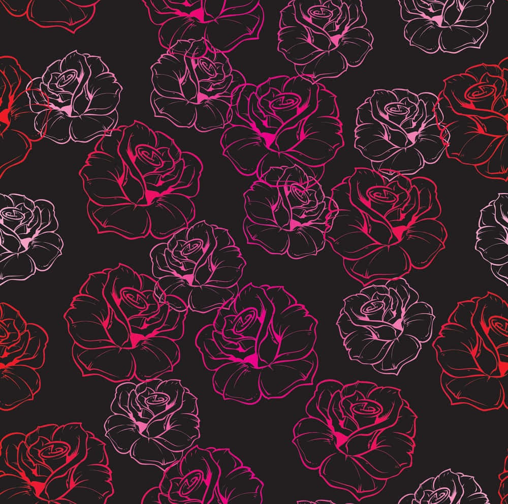 Dark Floral Wallpaper for Backgrounds