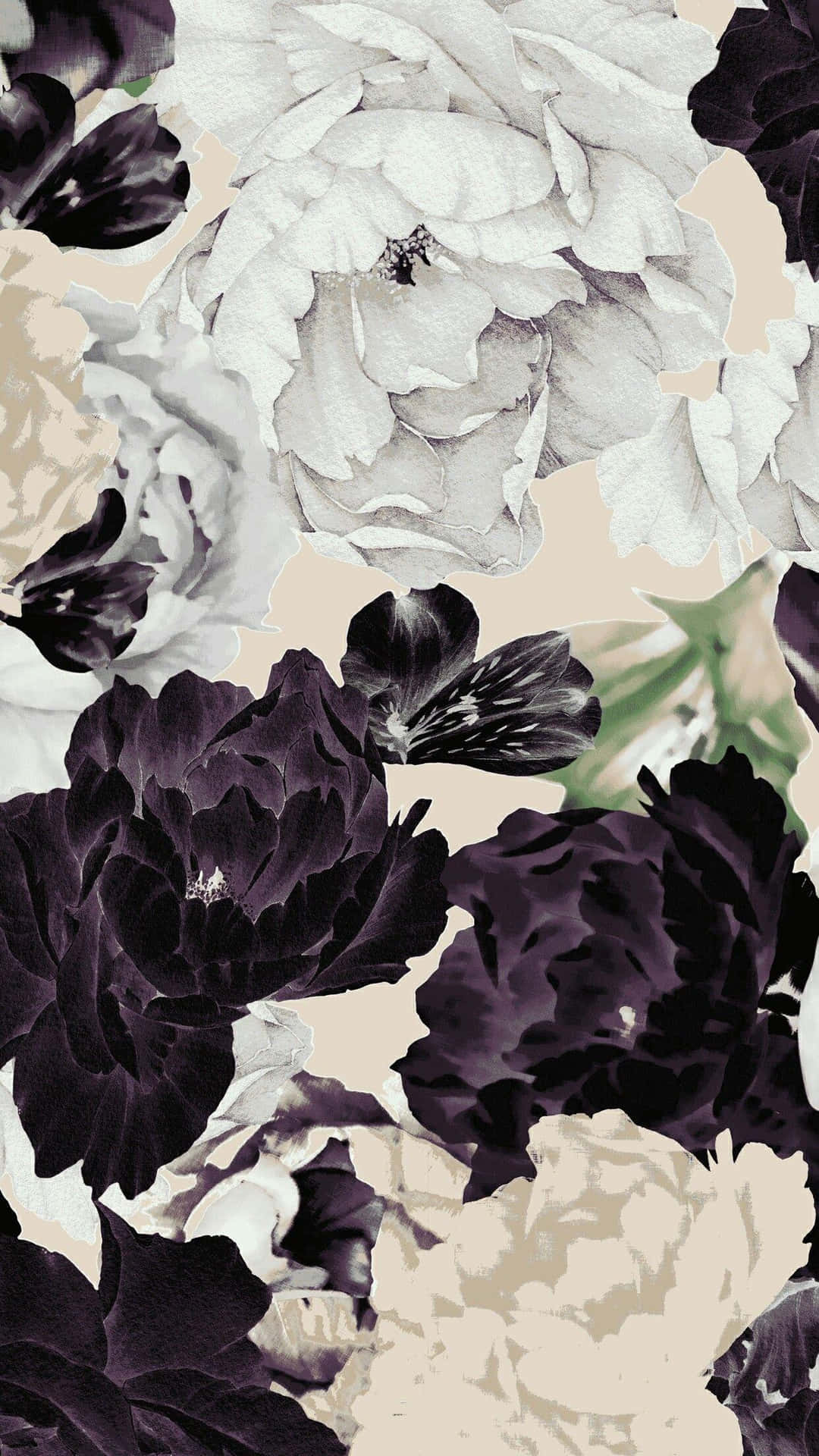 Fonds D'écran Iphone Motif Floral Sombre Fond d'écran