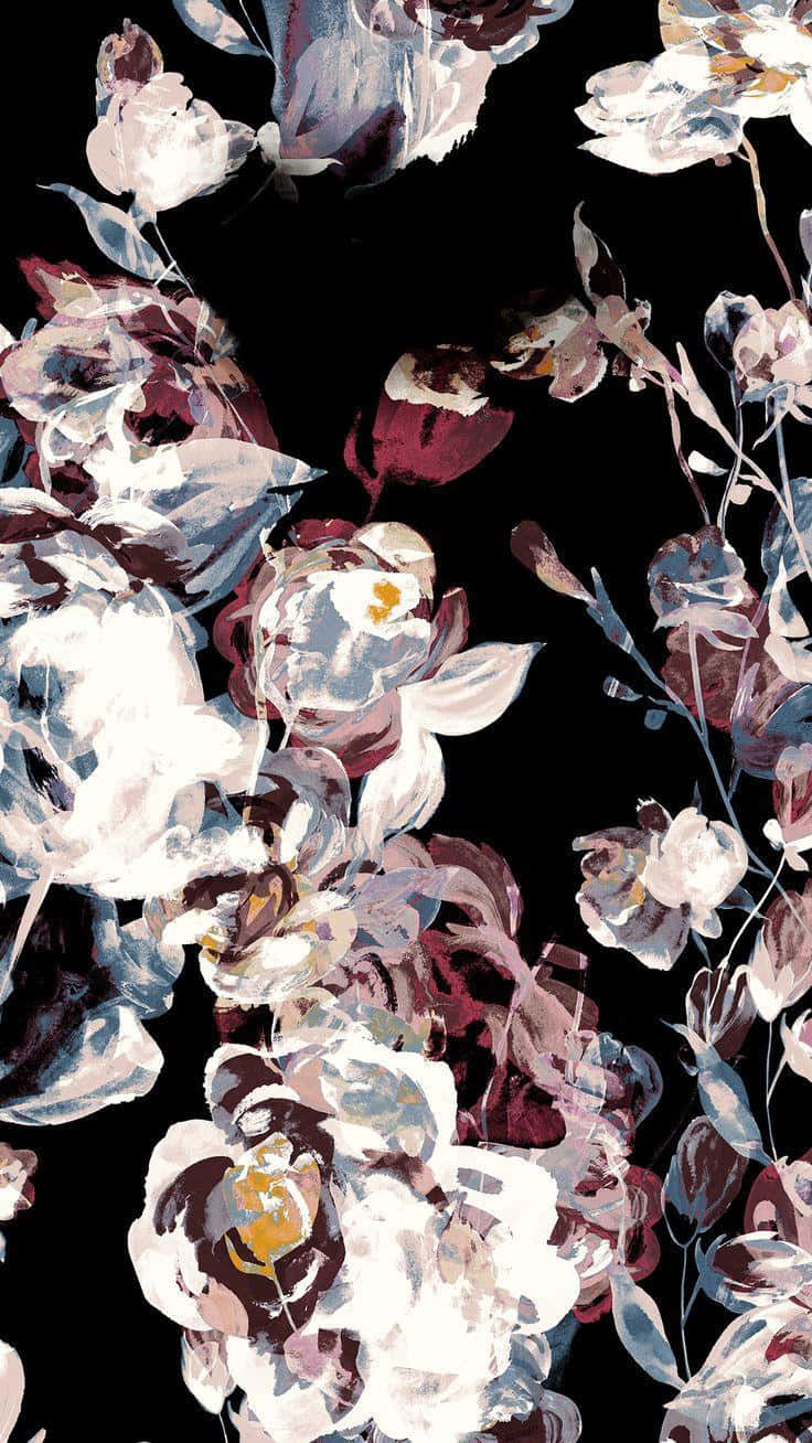 Fonds D'écran Iphone Motif Floral Sombre Fond d'écran