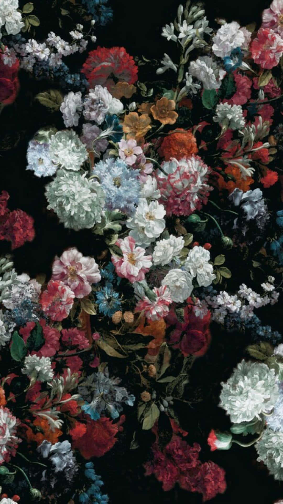 Let the beauty of dark flowers inspired you Wallpaper