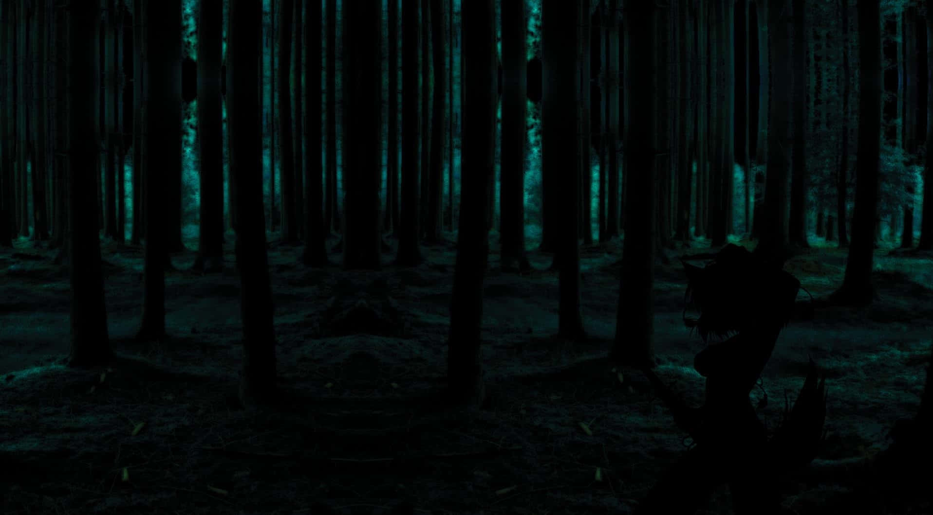Dark Forest Background