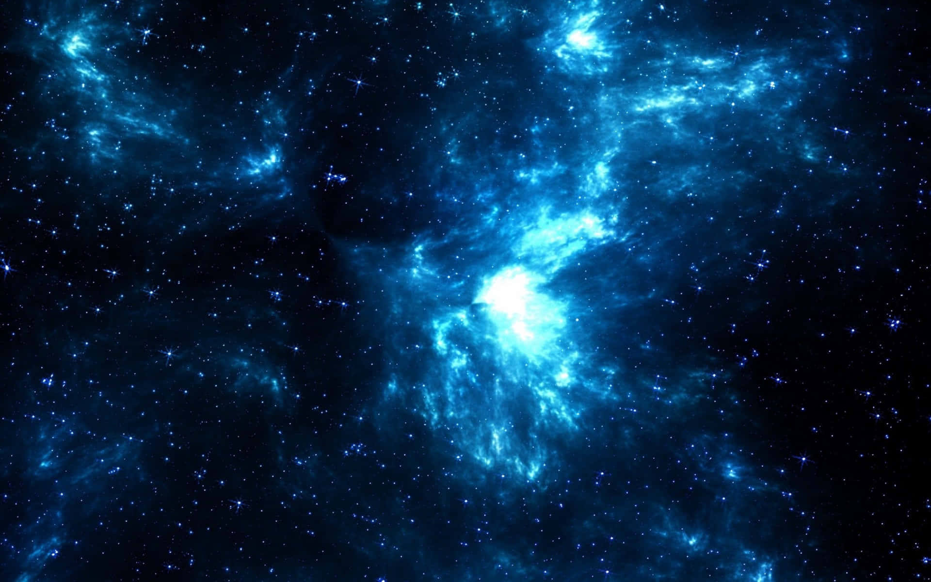 Majestic Dark Galaxy in the Infinite Cosmos Wallpaper