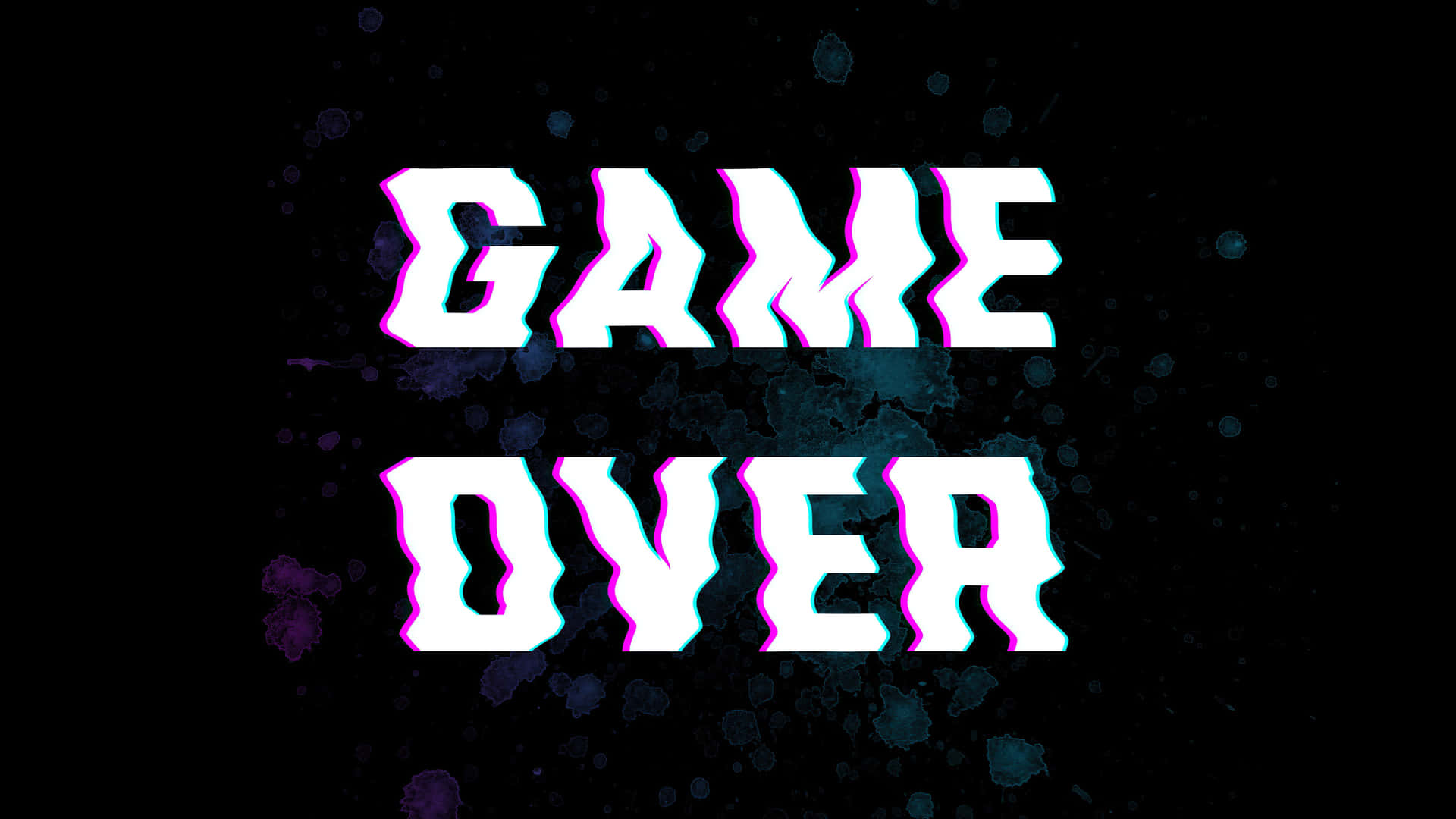 Dark Game Over Image: A Grim Warning Wallpaper