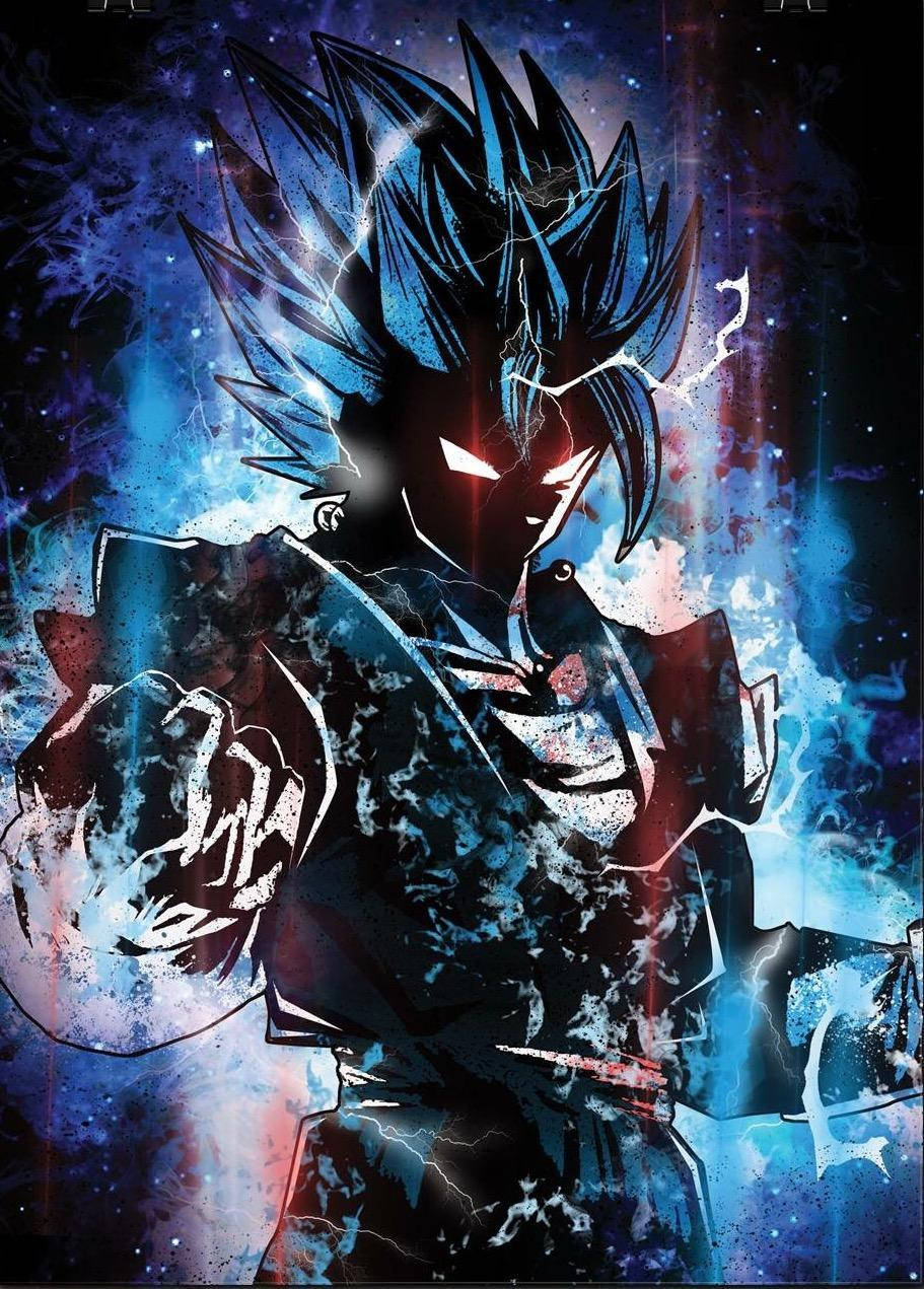 Dark Goku Ultra Instinct Art Wallpaper