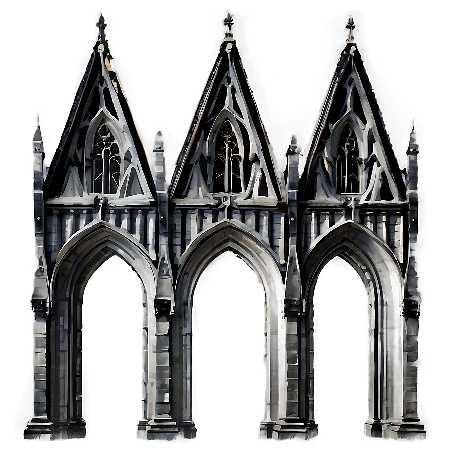 Dark Gothic Architecture Png 88 PNG