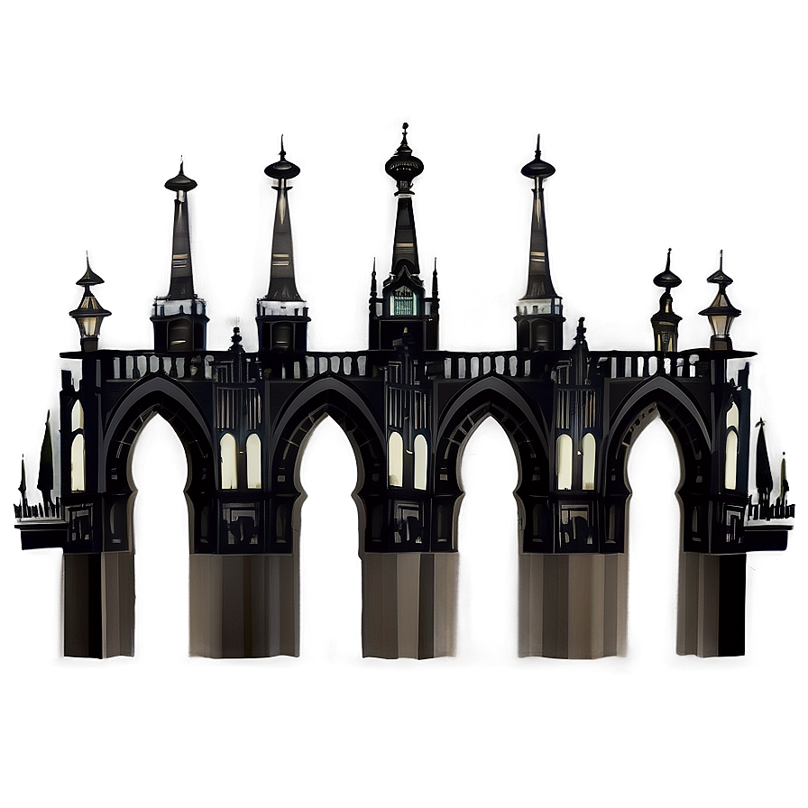 Dark Gothic Architecture Png Aaa73 PNG