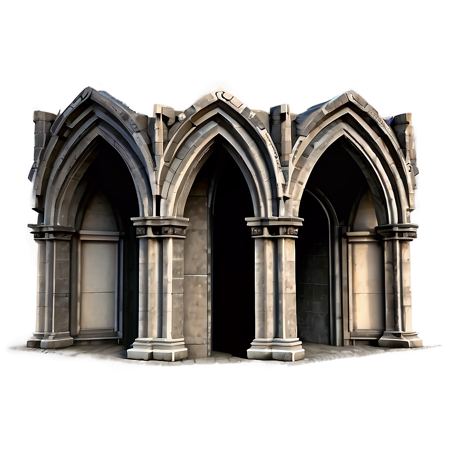 Dark Gothic Architecture Png Ndi PNG