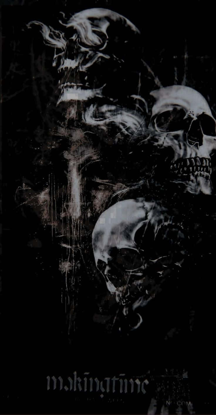 Dark Gothic Skulls Artwork.jpg Wallpaper