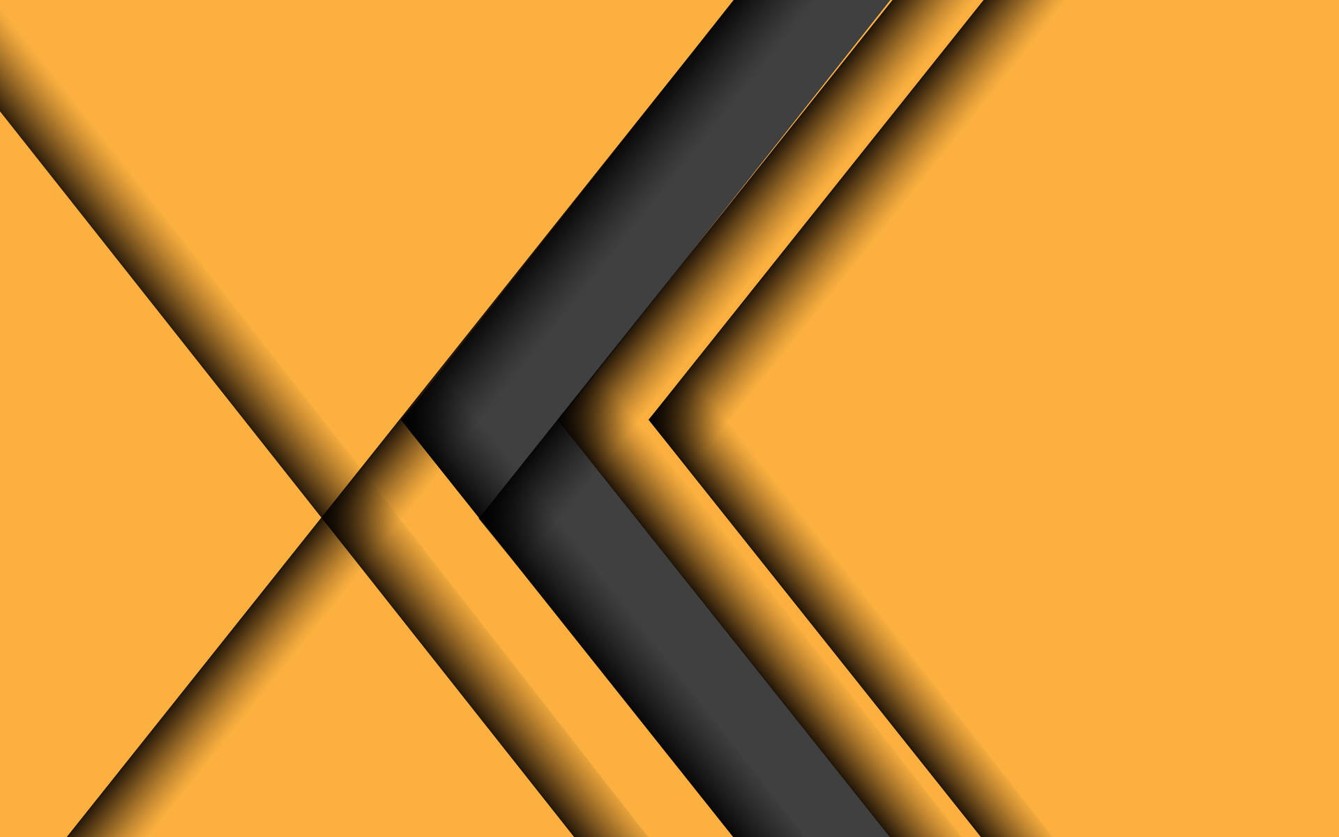 Dark Gray And Yellow Material Design Wallpaper