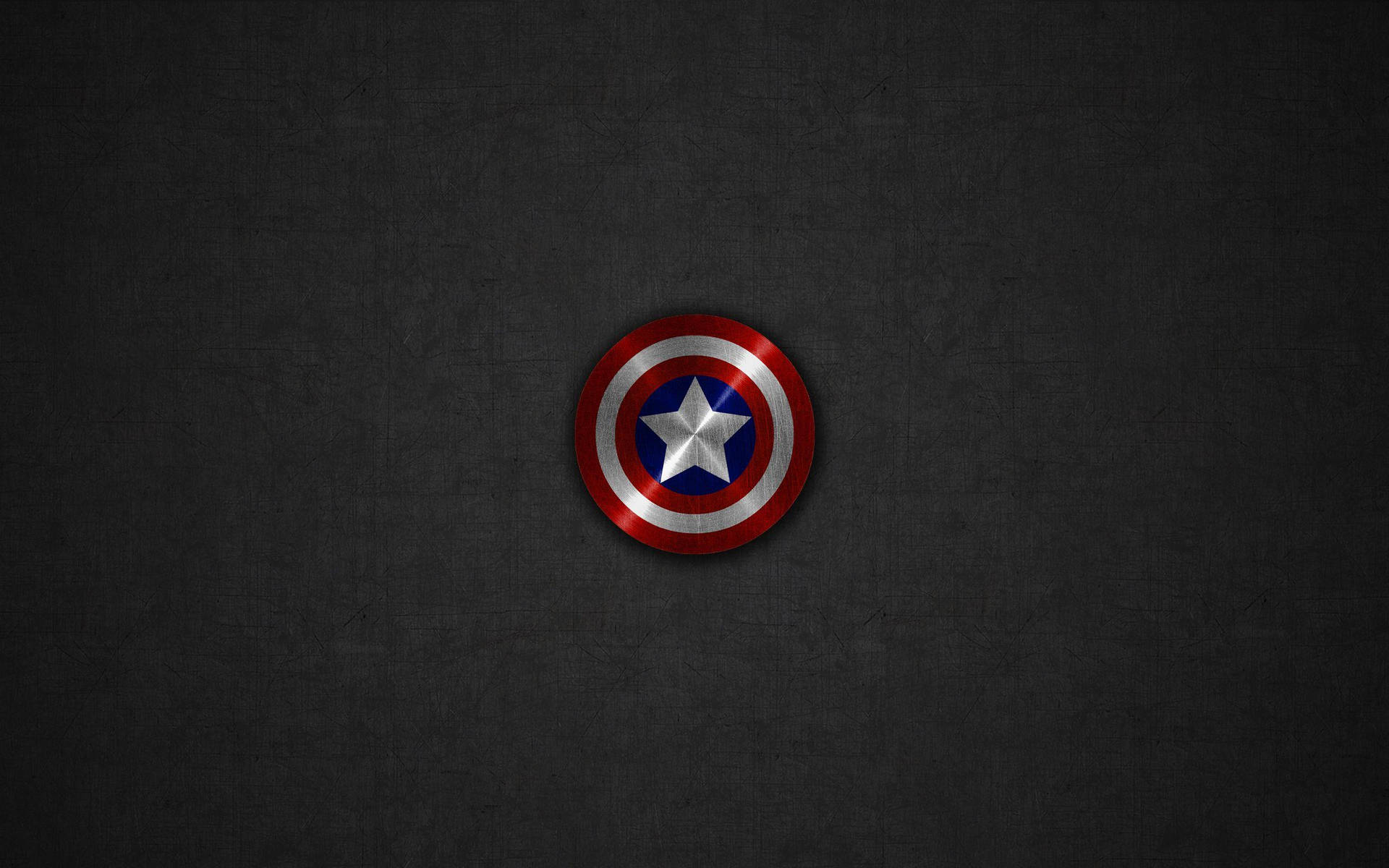 Escudodel Capitán América En Gris Oscuro. Fondo de pantalla