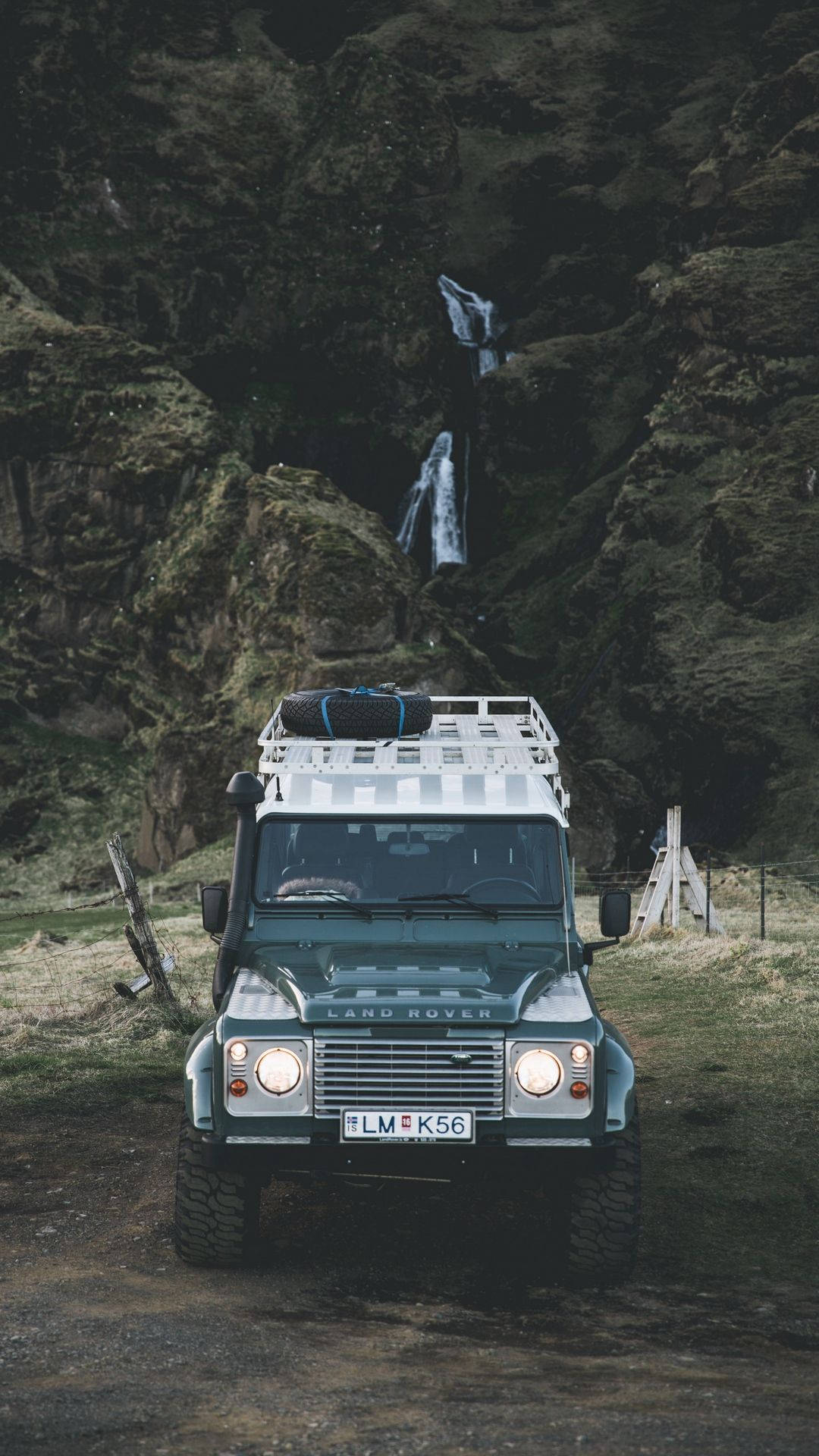 Dark Gray Suv Land Rover Background