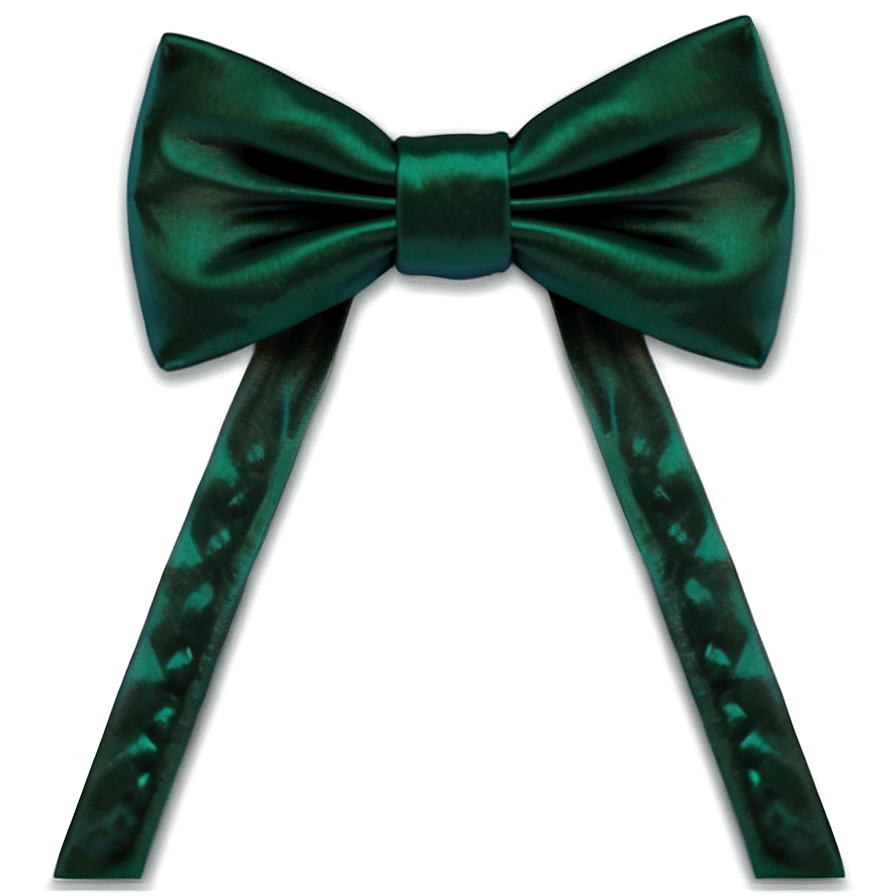 Dark Green Bow Tie Png 05252024 PNG