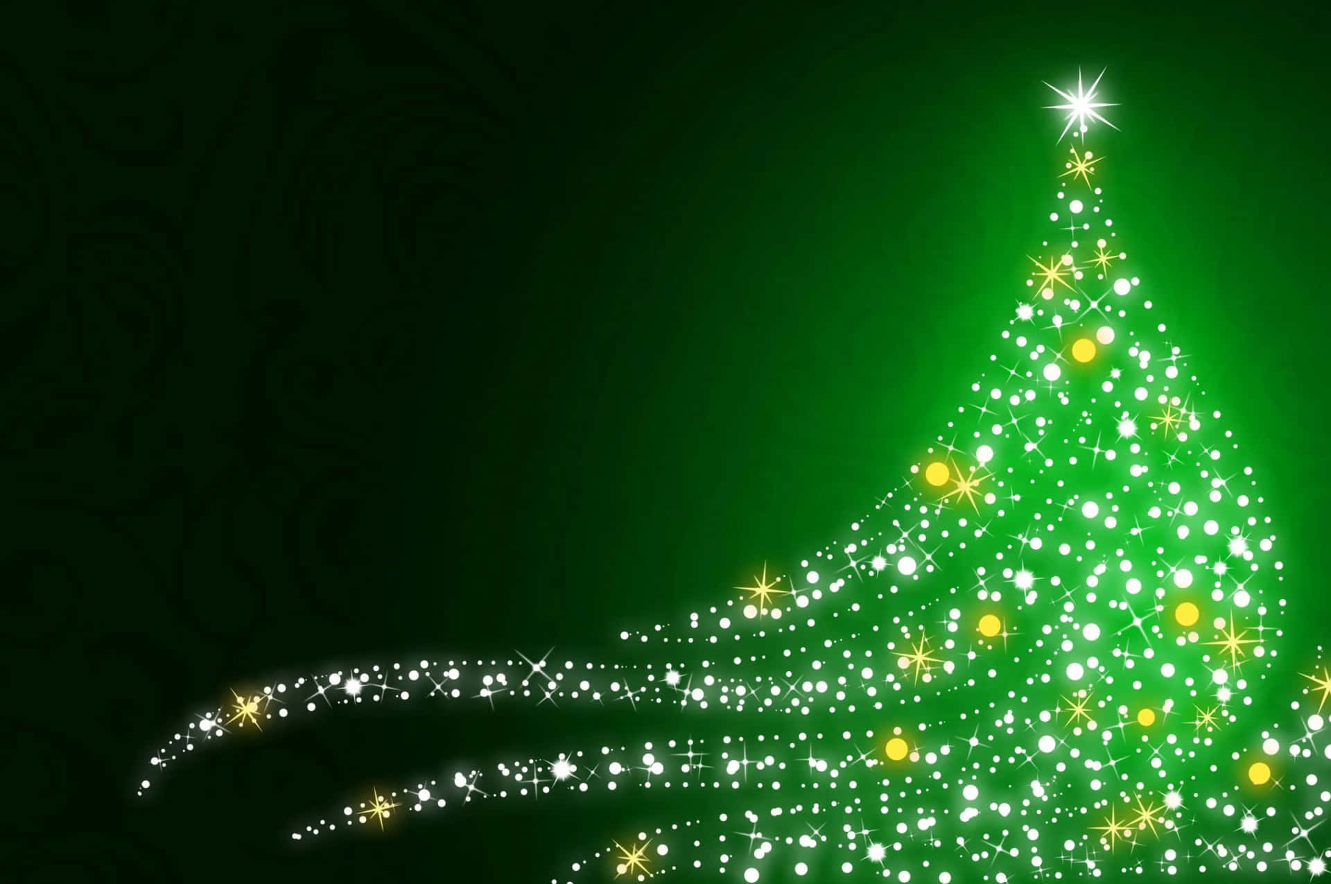 Celebrea Temporada De Festas Tornando-a Alegre E Brilhante Com Um Wallpaper De Natal Verde Escuro. Papel de Parede