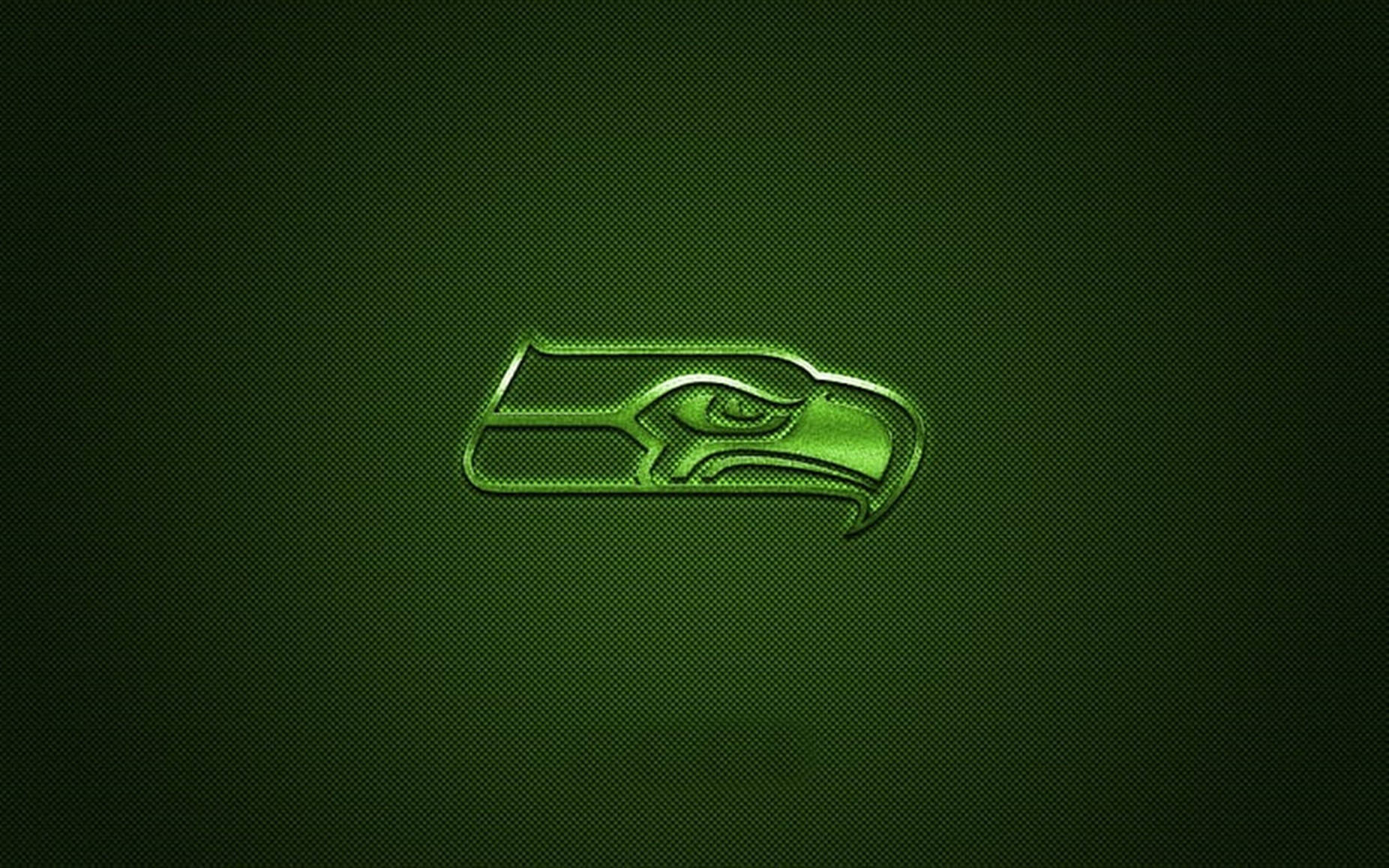 Dark Green Seahawks Logo Wallpaper