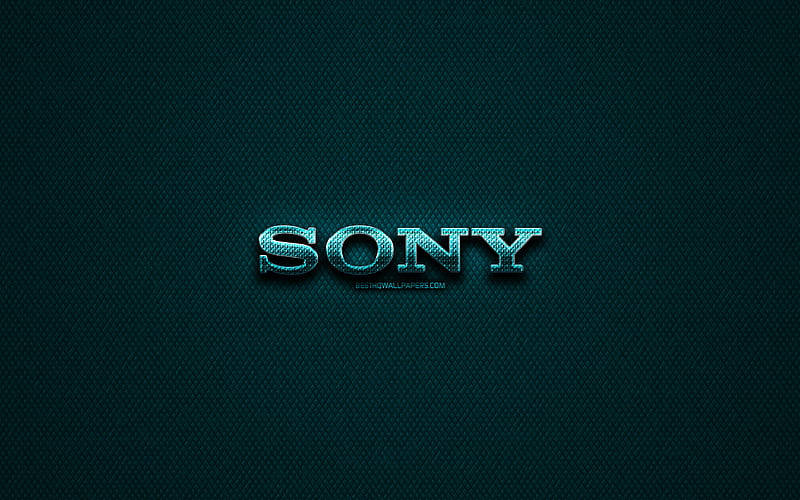 Dark Green Sony Logo Background