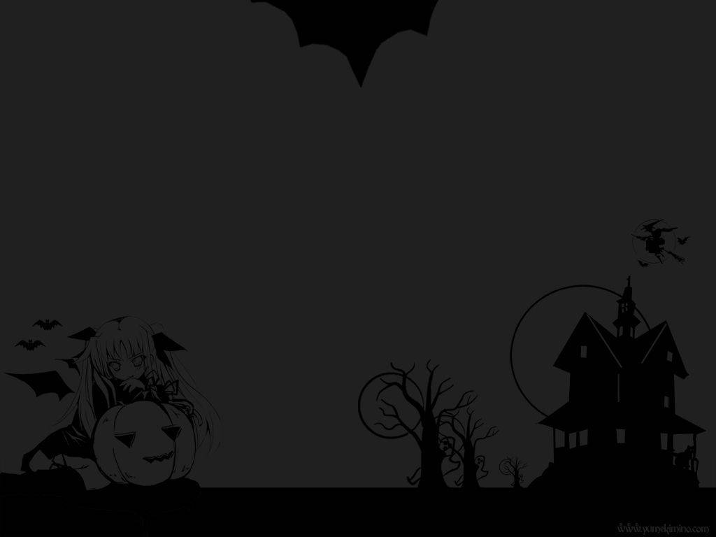 Dark Halloween Black Art Wallpaper