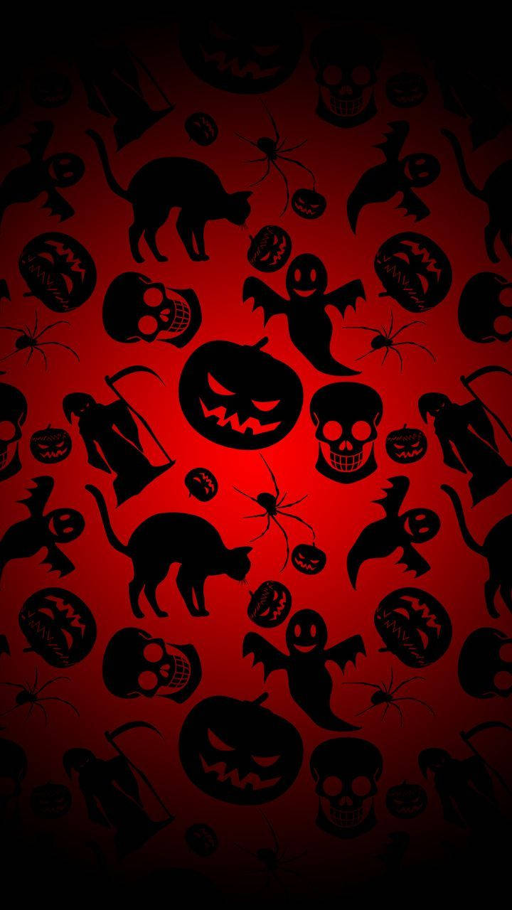Dark Halloween Decors Pattern
