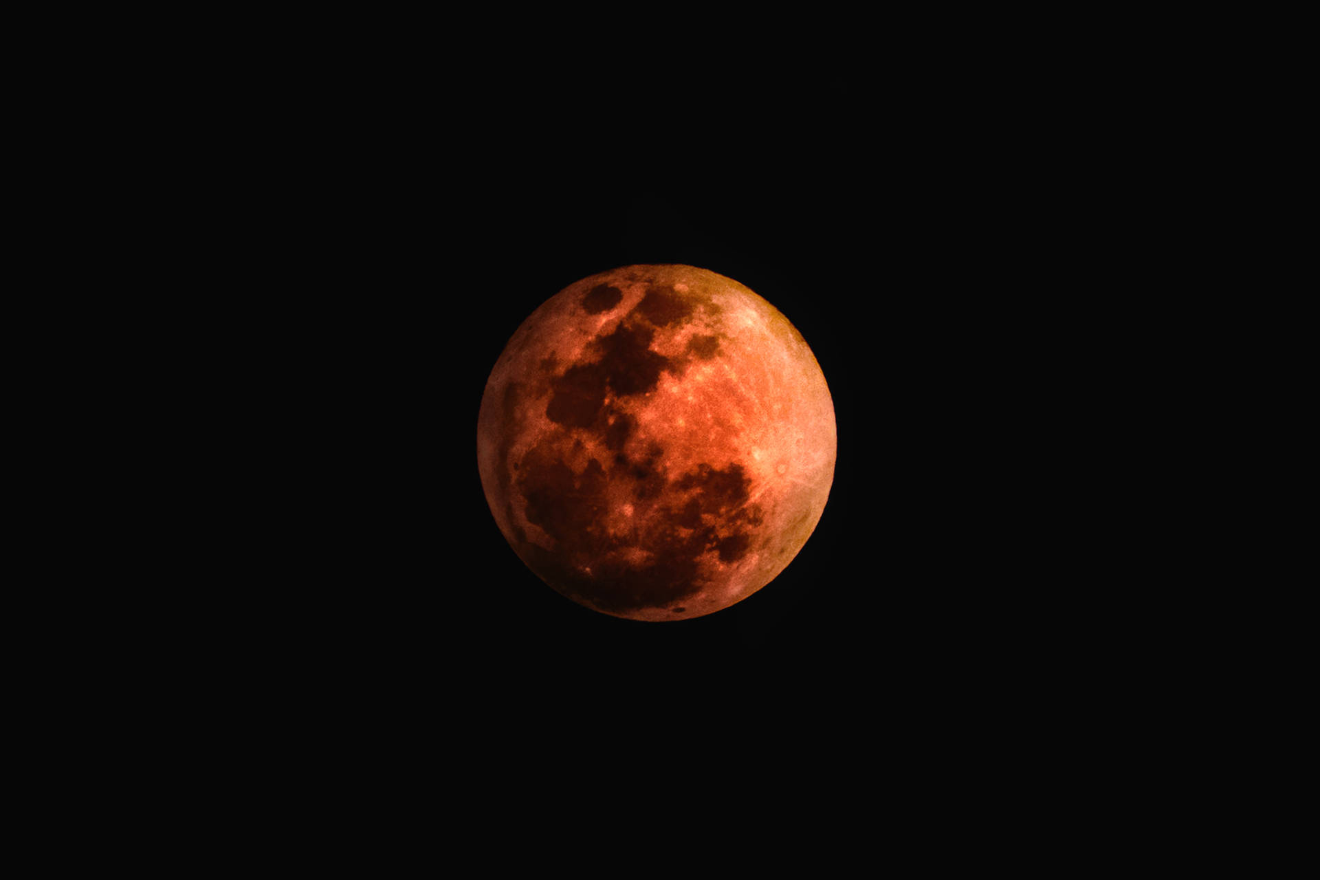 Dark Halloween Red Moon