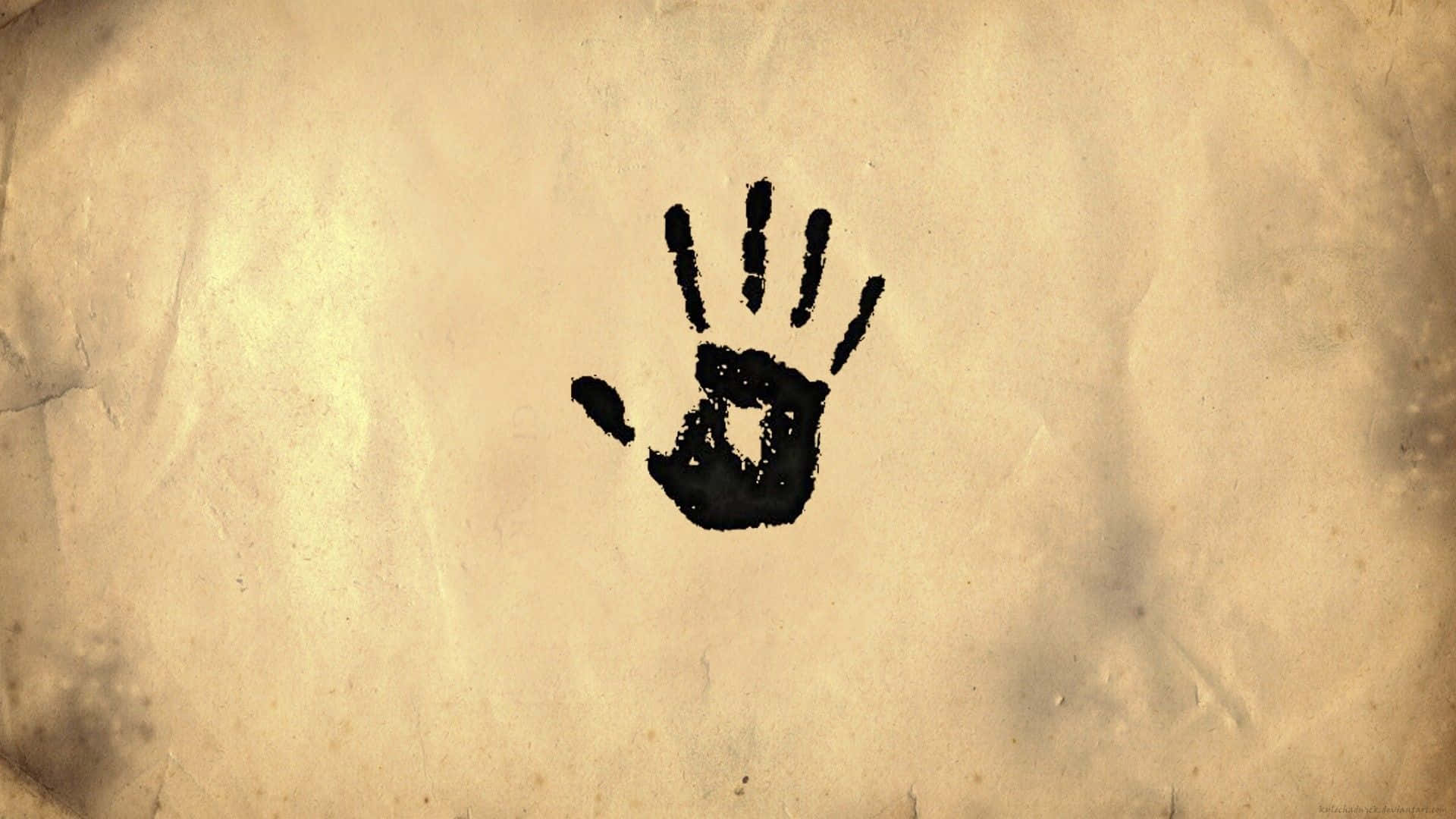 Mysterious Dark Hand Reaching Out Wallpaper