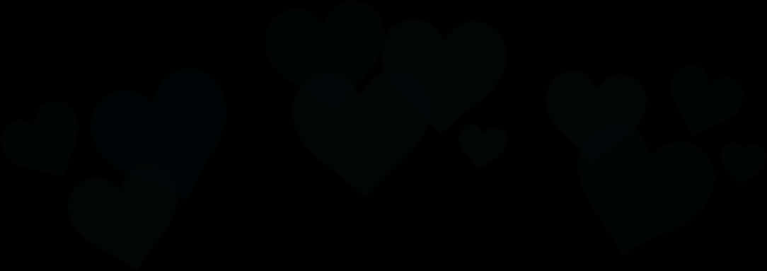 Dark Hearts Background PNG