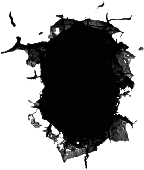 Dark Hole Texture Overlay PNG