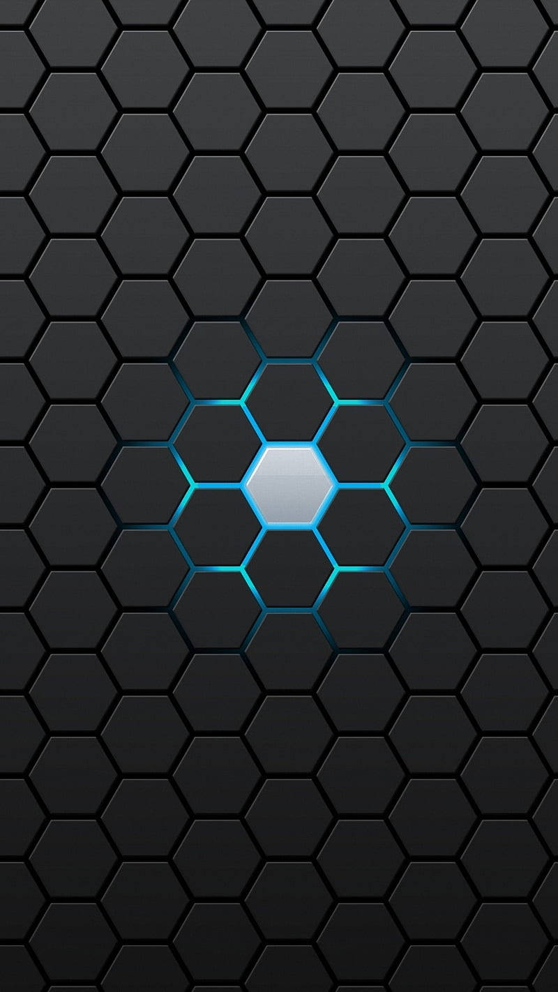Dark Honeycomb Sci-fi Original Iphone 4 Wallpaper