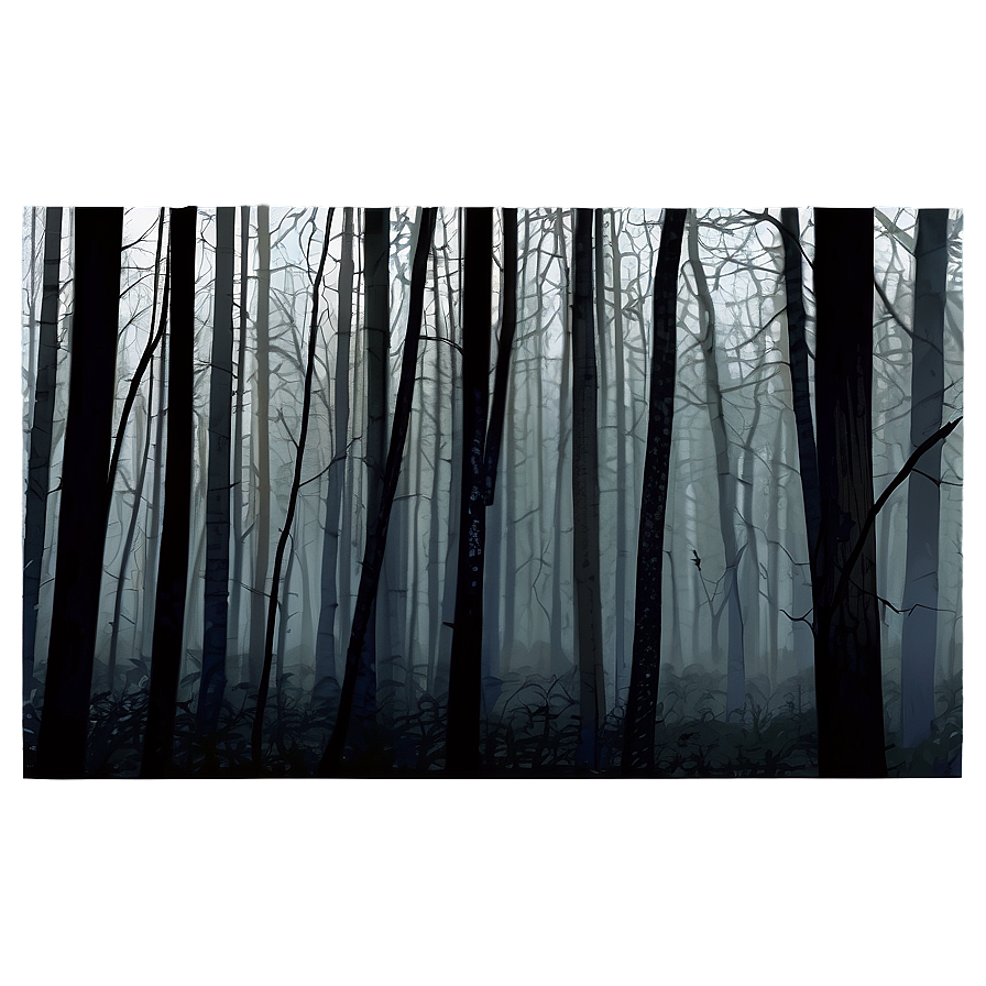 Dark Horror Forest Png Wqt PNG