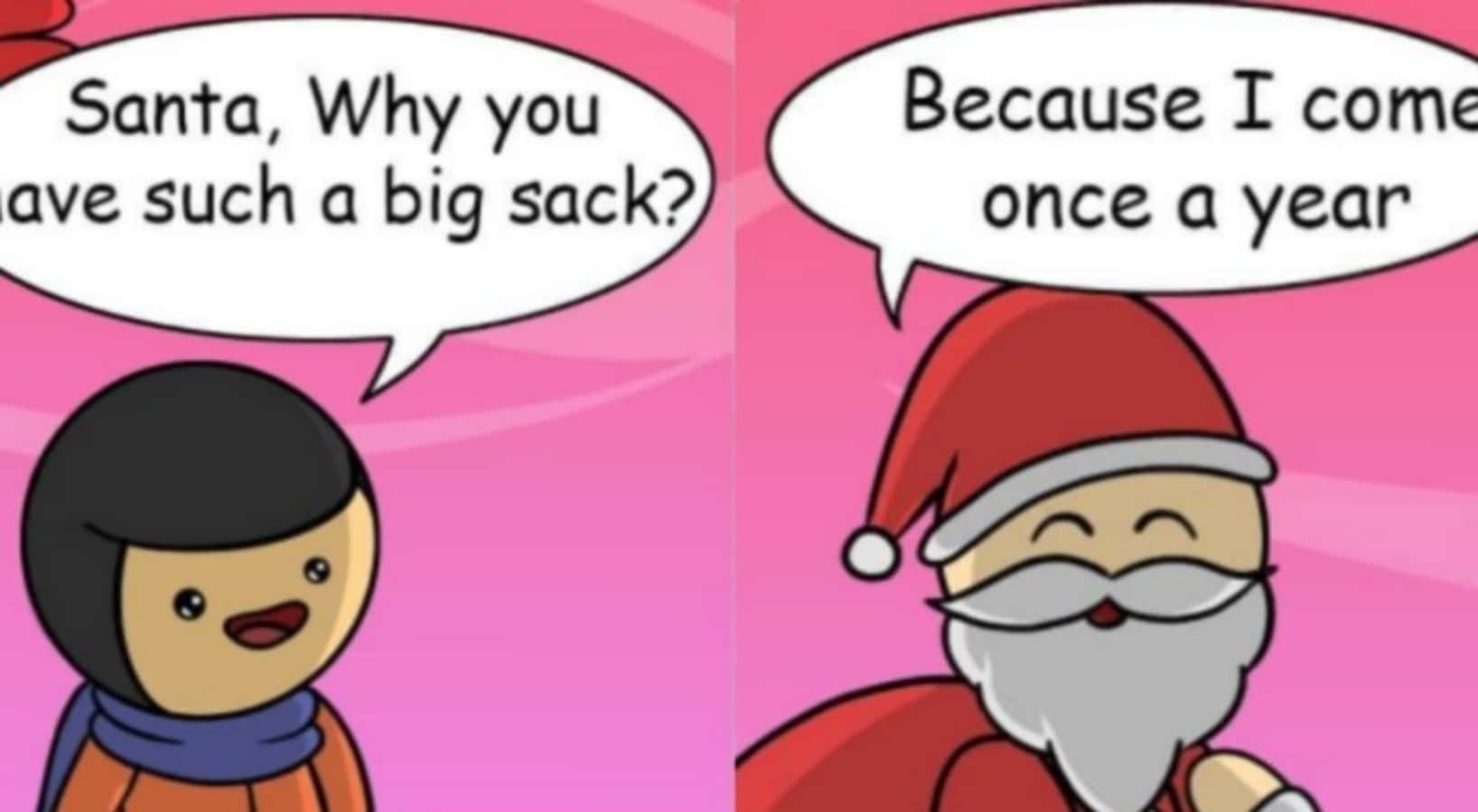 Santaclaus Y Santa Claus Están Hablando Sobre La Navidad.
