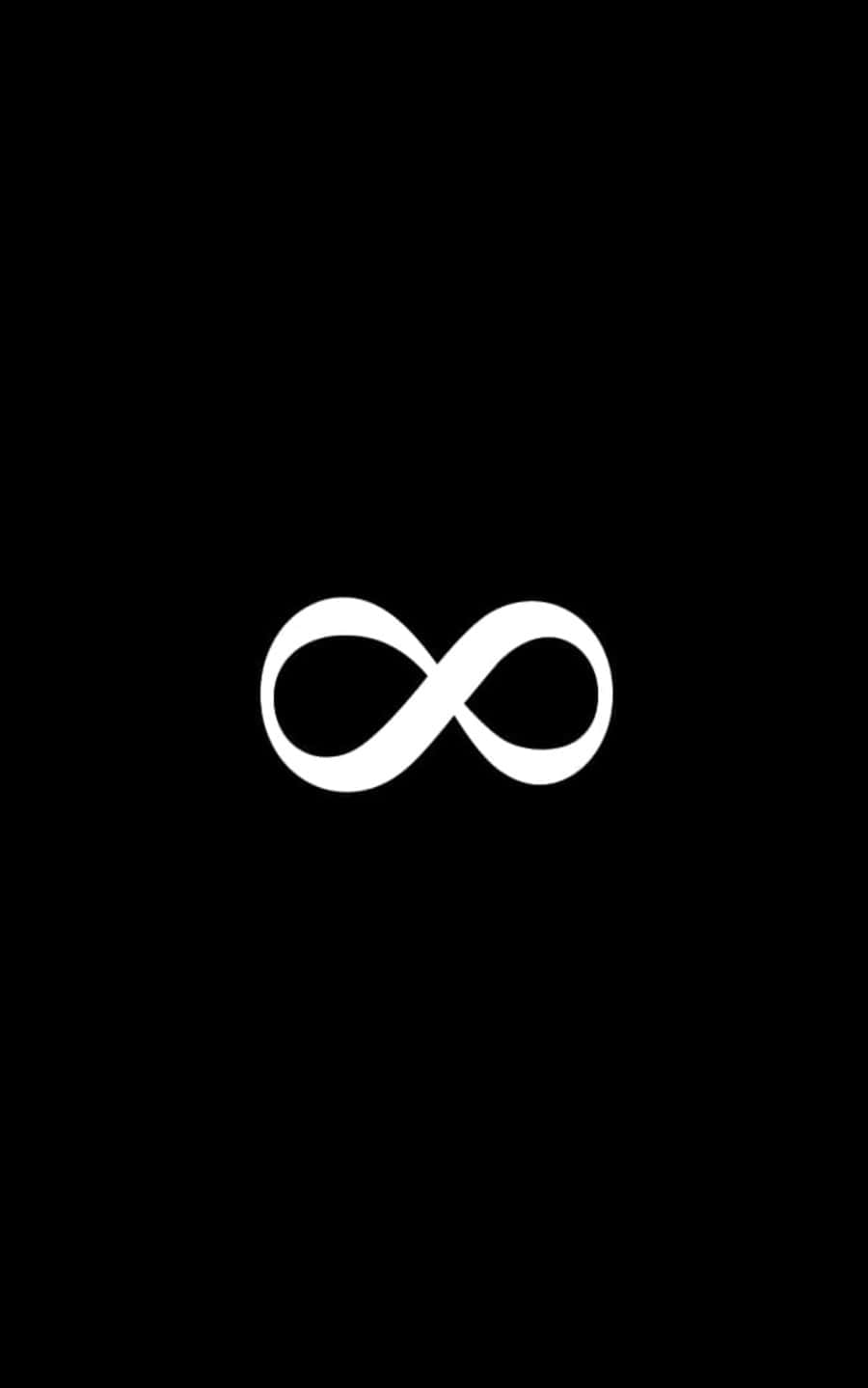 ∞ Black  Infinity sign wallpaper, Infinity wallpaper, Infinite logo
