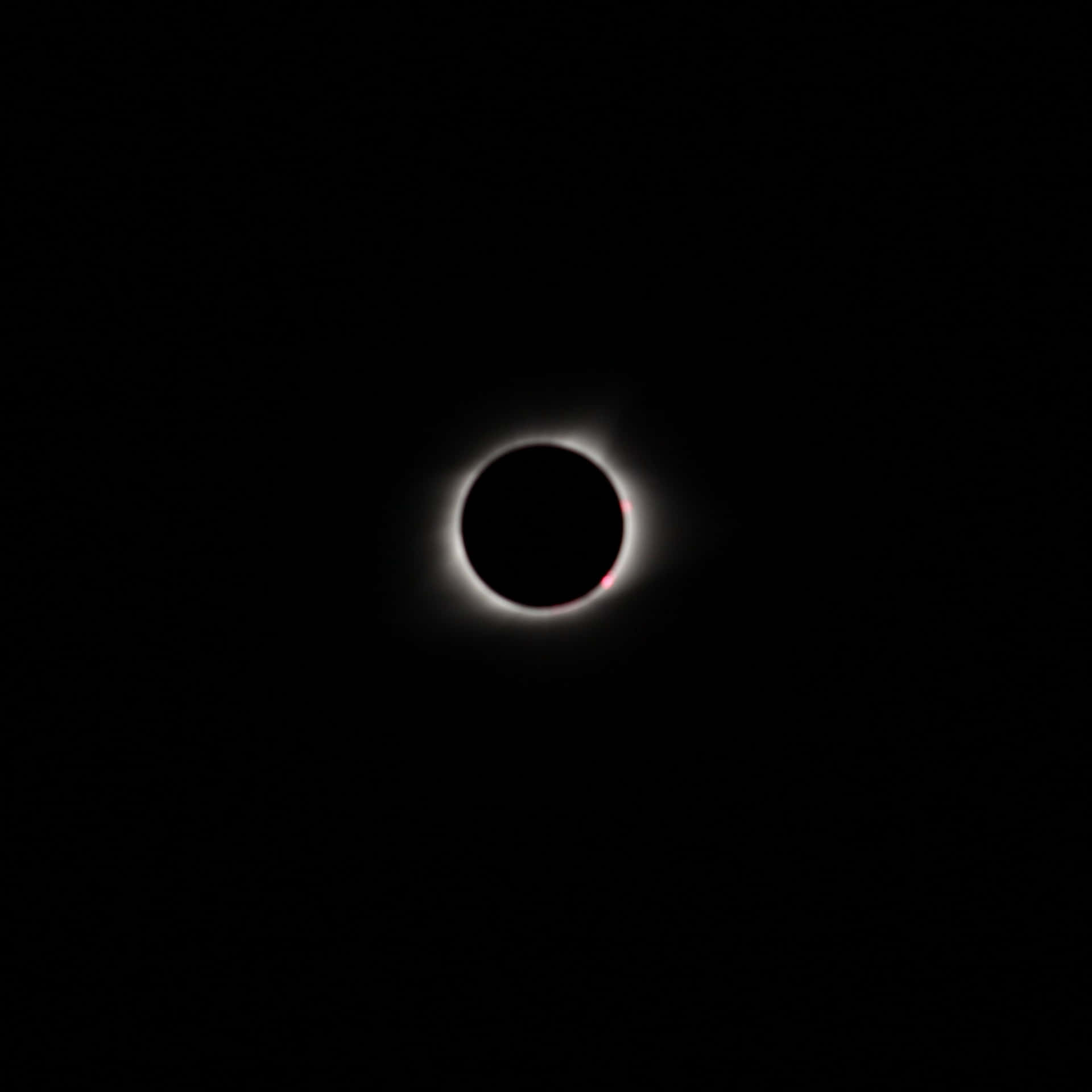 Estéticaoscura De Un Eclipse Solar Para Ipad. Fondo de pantalla