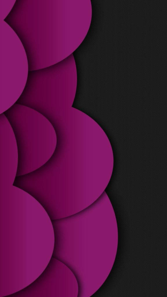 Dark Iphone Purple Hearts Wallpaper