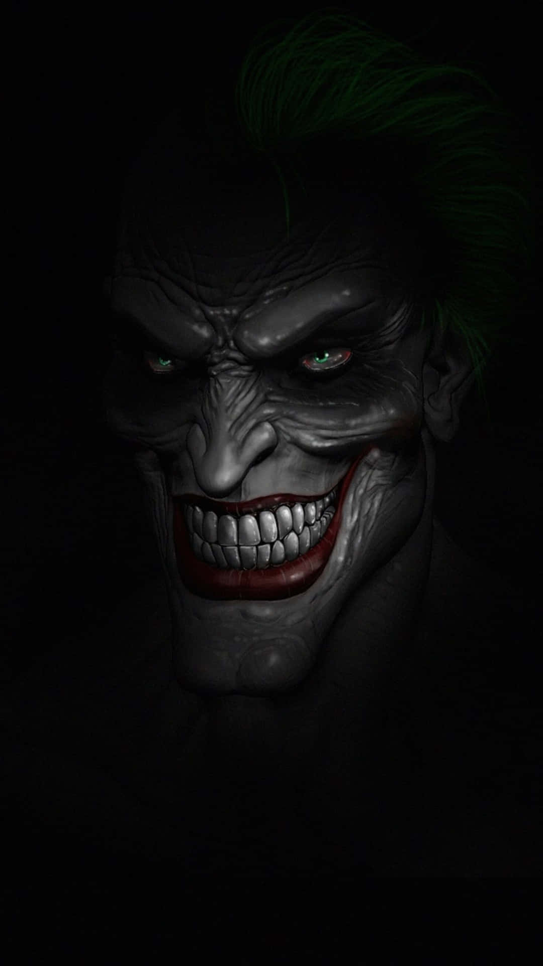Sinister Smile of the Dark Joker Wallpaper