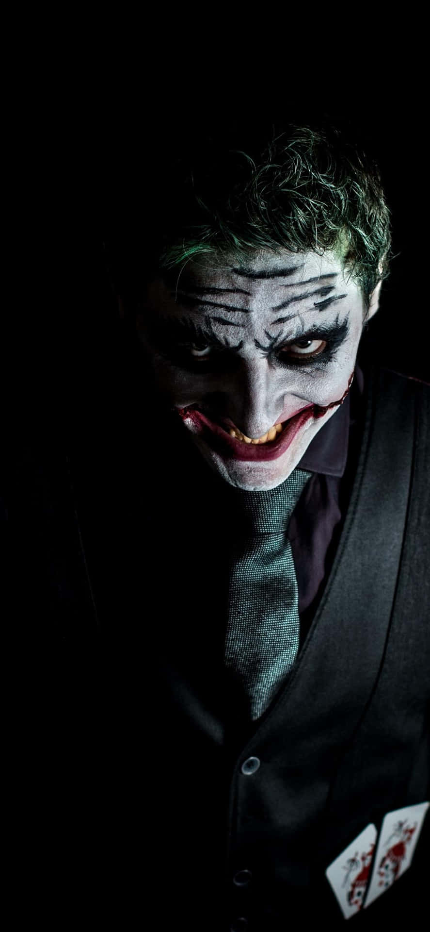 Liberatu Lado Oscuro: Imagen Intensa Del Joker Oscuro. Fondo de pantalla