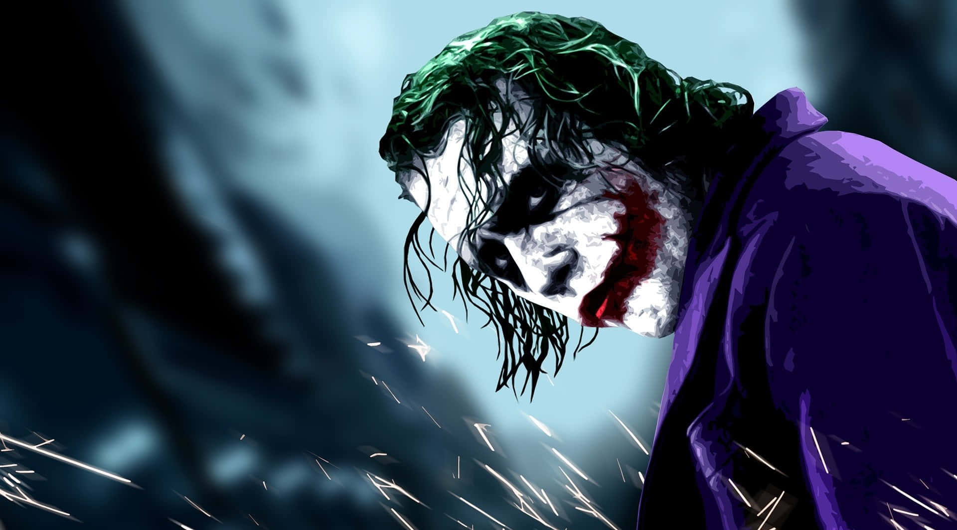 The Sinister Smile of Dark Joker Wallpaper