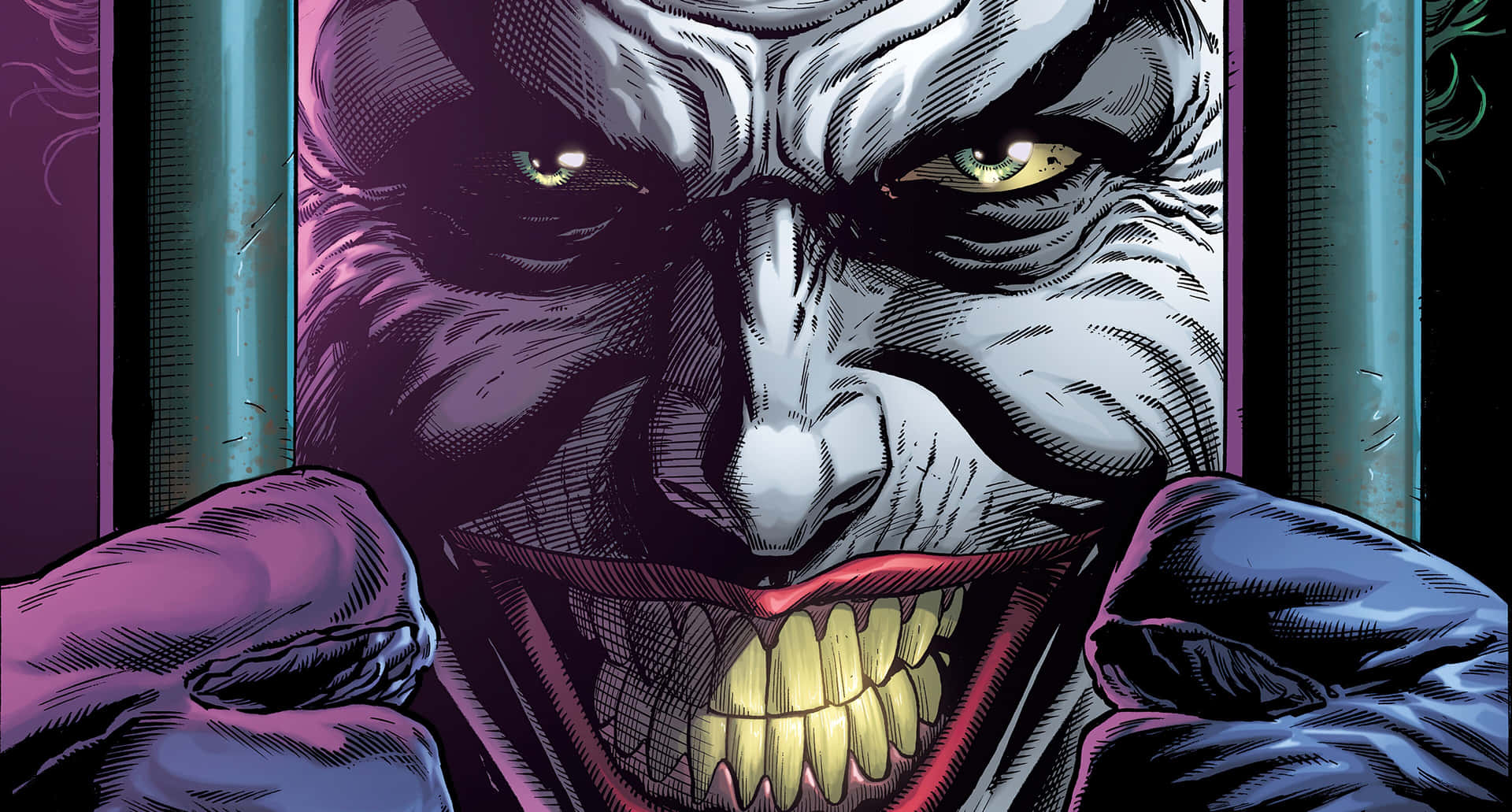 The Dark Joker: A Twisted King of Chaos Wallpaper