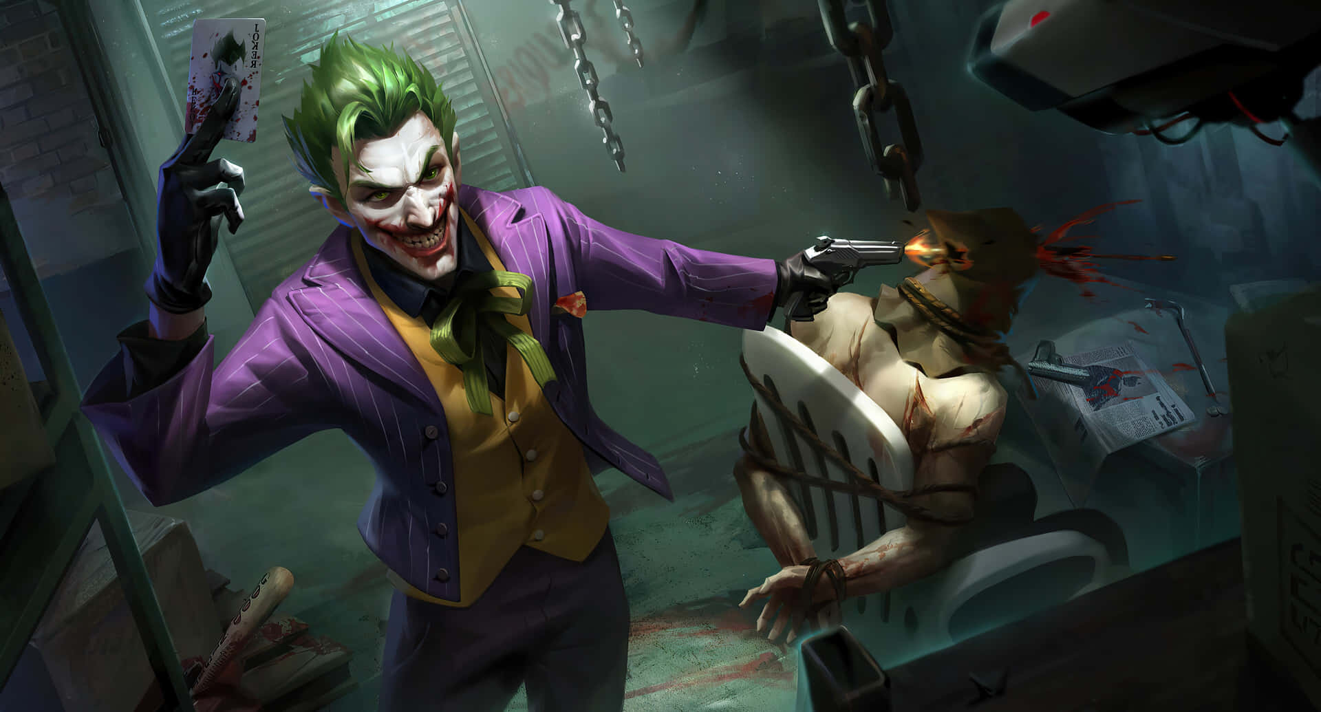 Jokeroscuro Desatado Fondo de pantalla