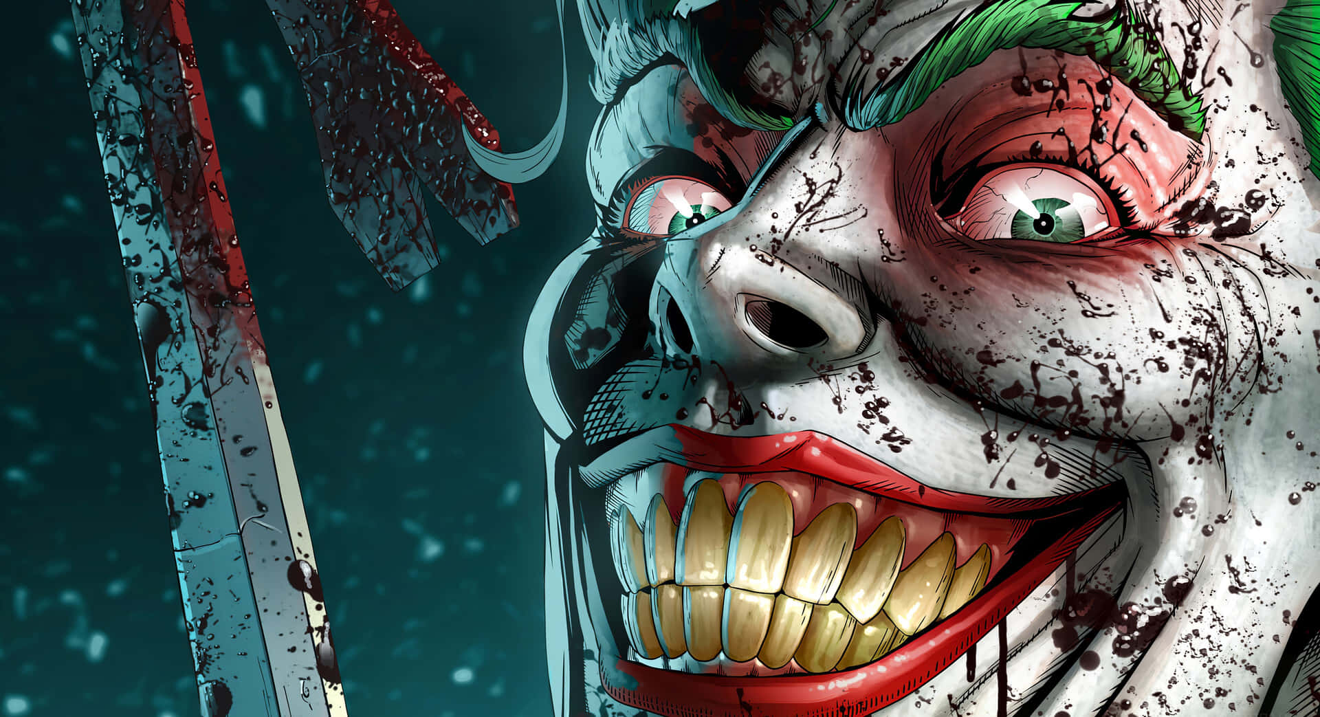 "Dark Joker Emerges from the Shadows" Wallpaper