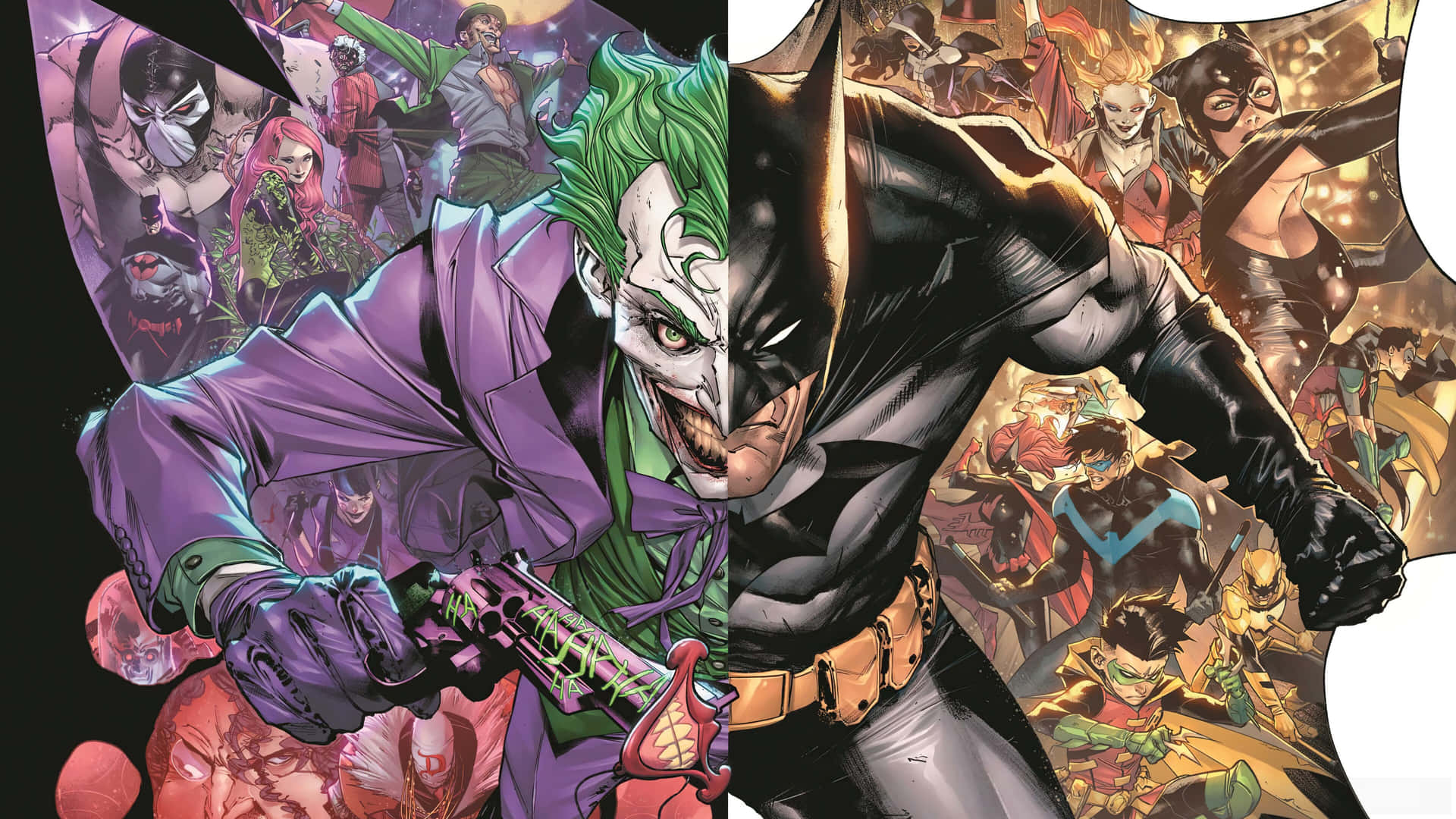 Dark Joker, an Enigmatic and Menacing Chaos Bringer Wallpaper