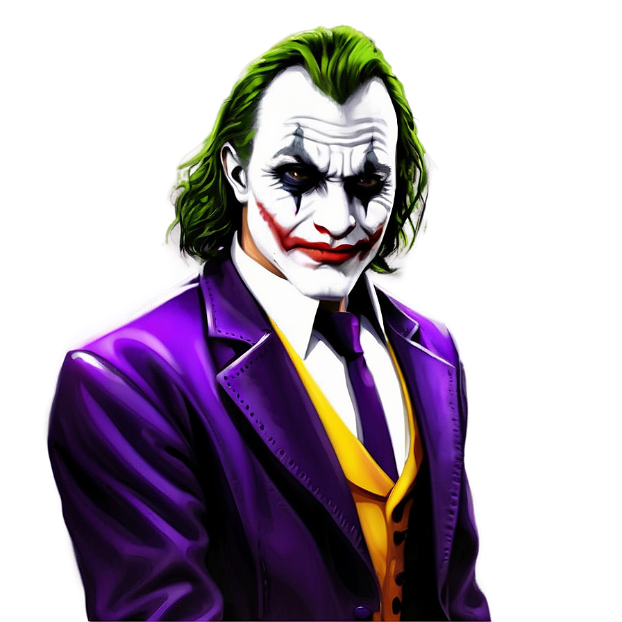 Download Dark Joker Artwork Png 05212024 | Wallpapers.com