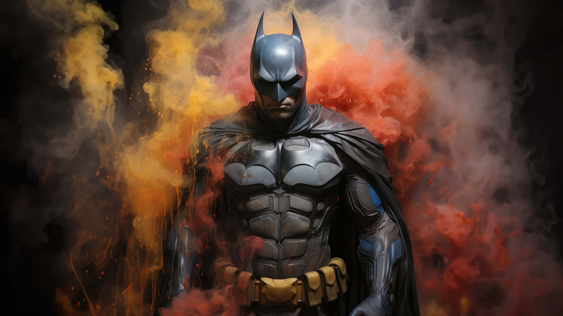 Dark Knight Amidst Flames.jpg Wallpaper