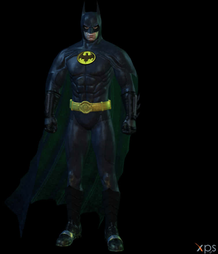 Dark Knight Batman Stance PNG