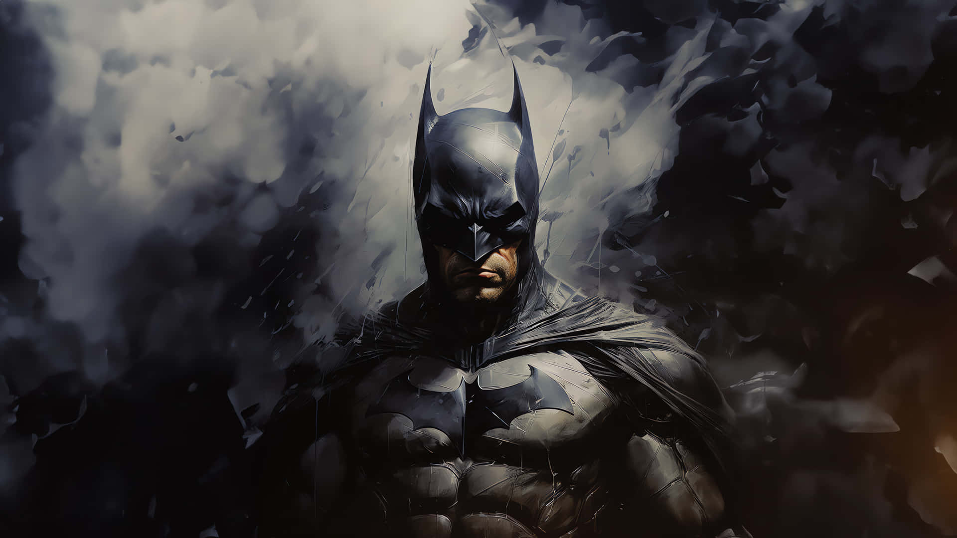 Dark Knight Emerging From Shadows Wallpaper