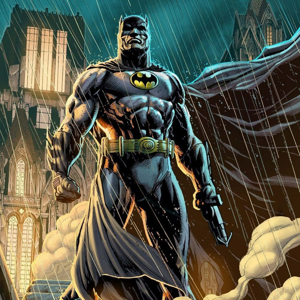 Dark Knight Gotham Rain Wallpaper