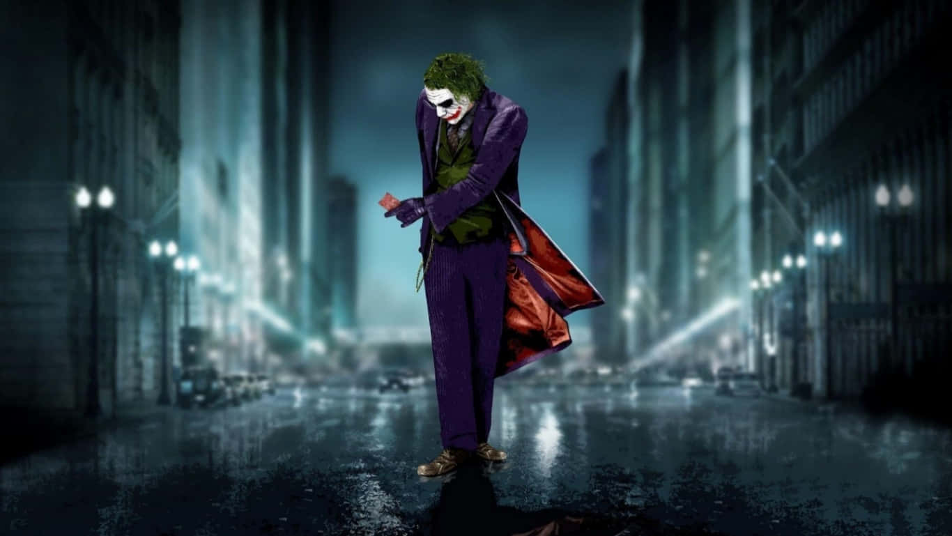 Den Joker The Dark Knight HD Tapet Wallpaper