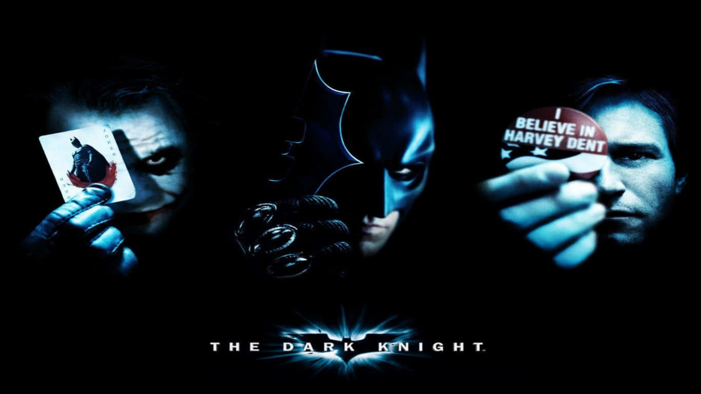 The Joker Batman And Harvey Dent Dark Knight Hd Wallpaper