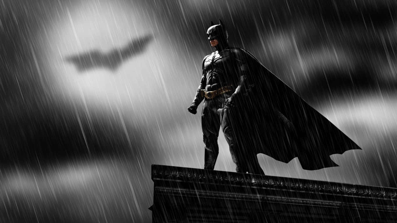 Batman Always Watches Over Gotham City Wallpaper